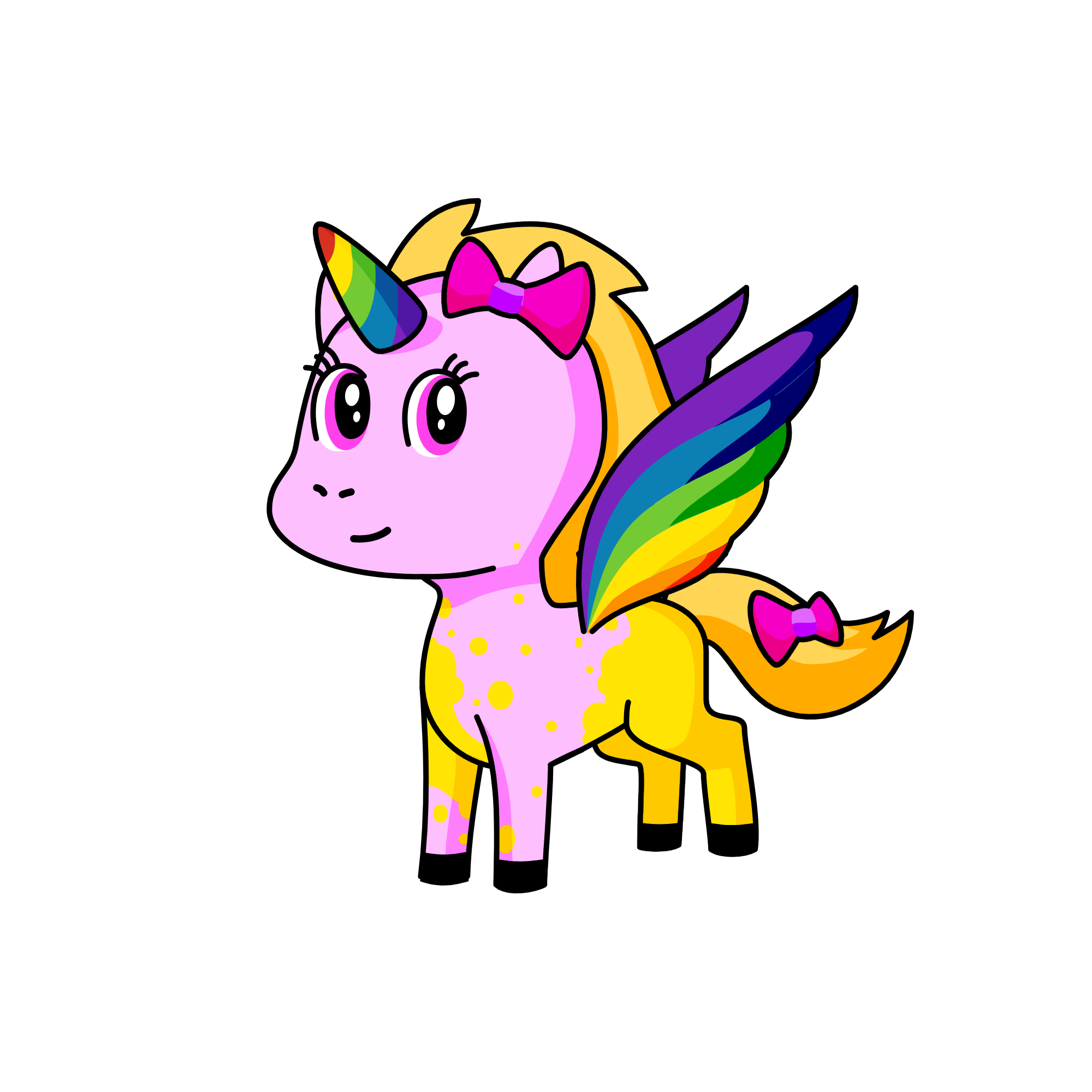 cloudy, the unicorn