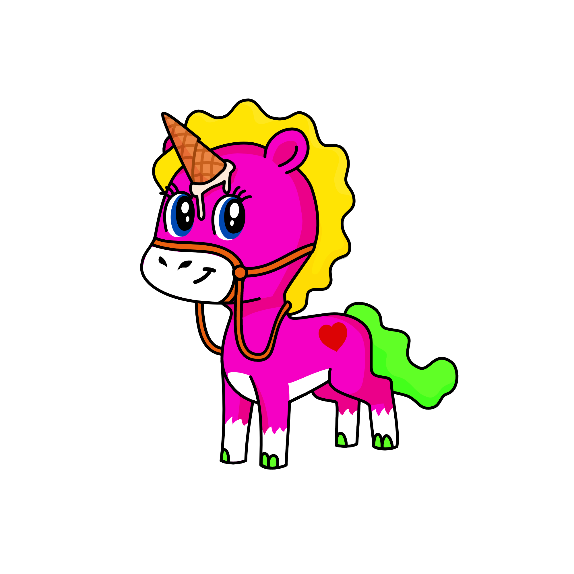 Cutie, the unicorn
