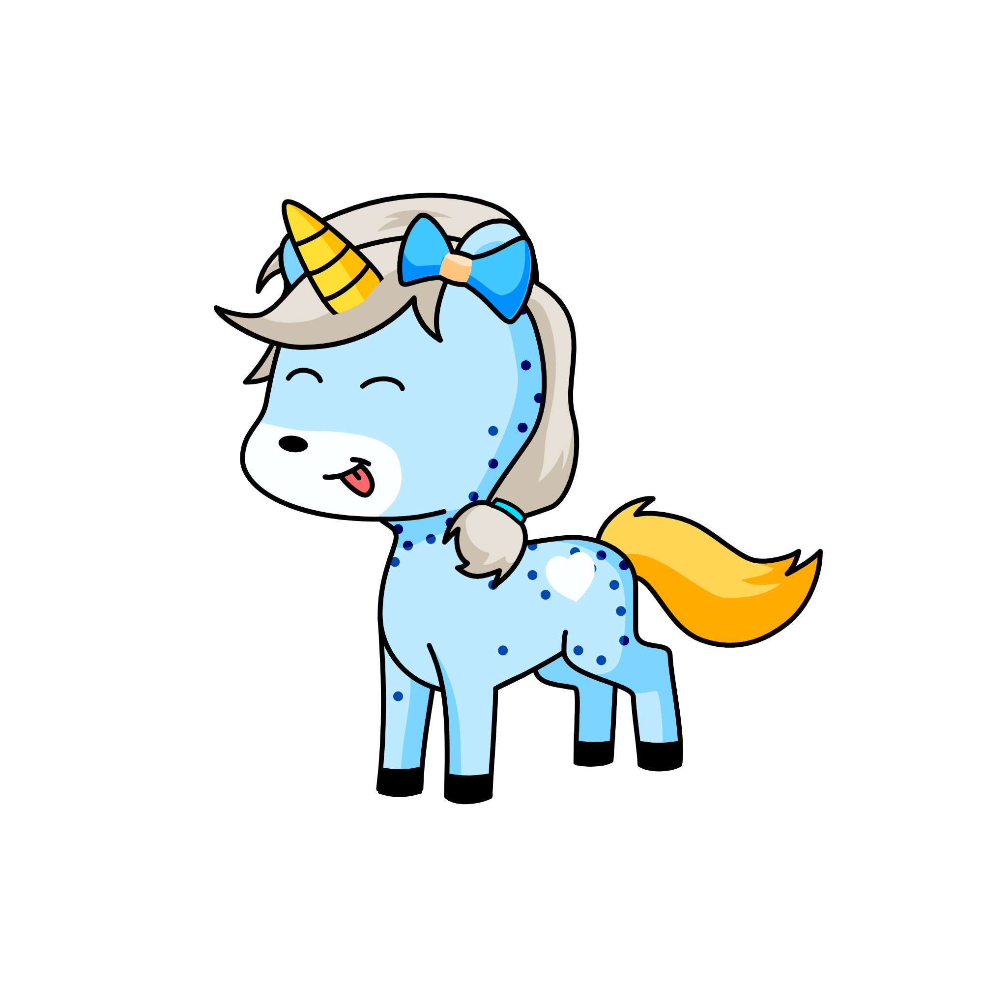 Sky, the unicorn