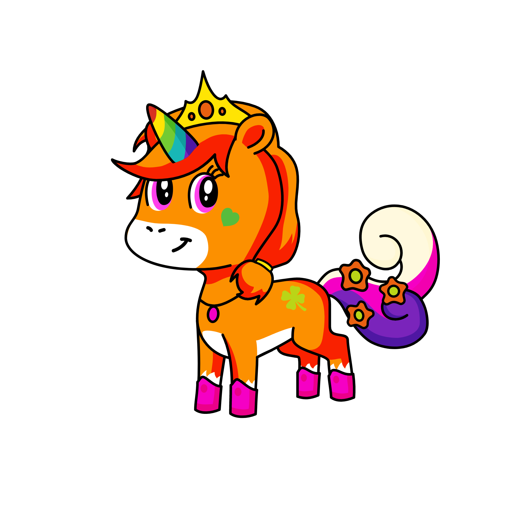 Princess Raichel, the unicorn