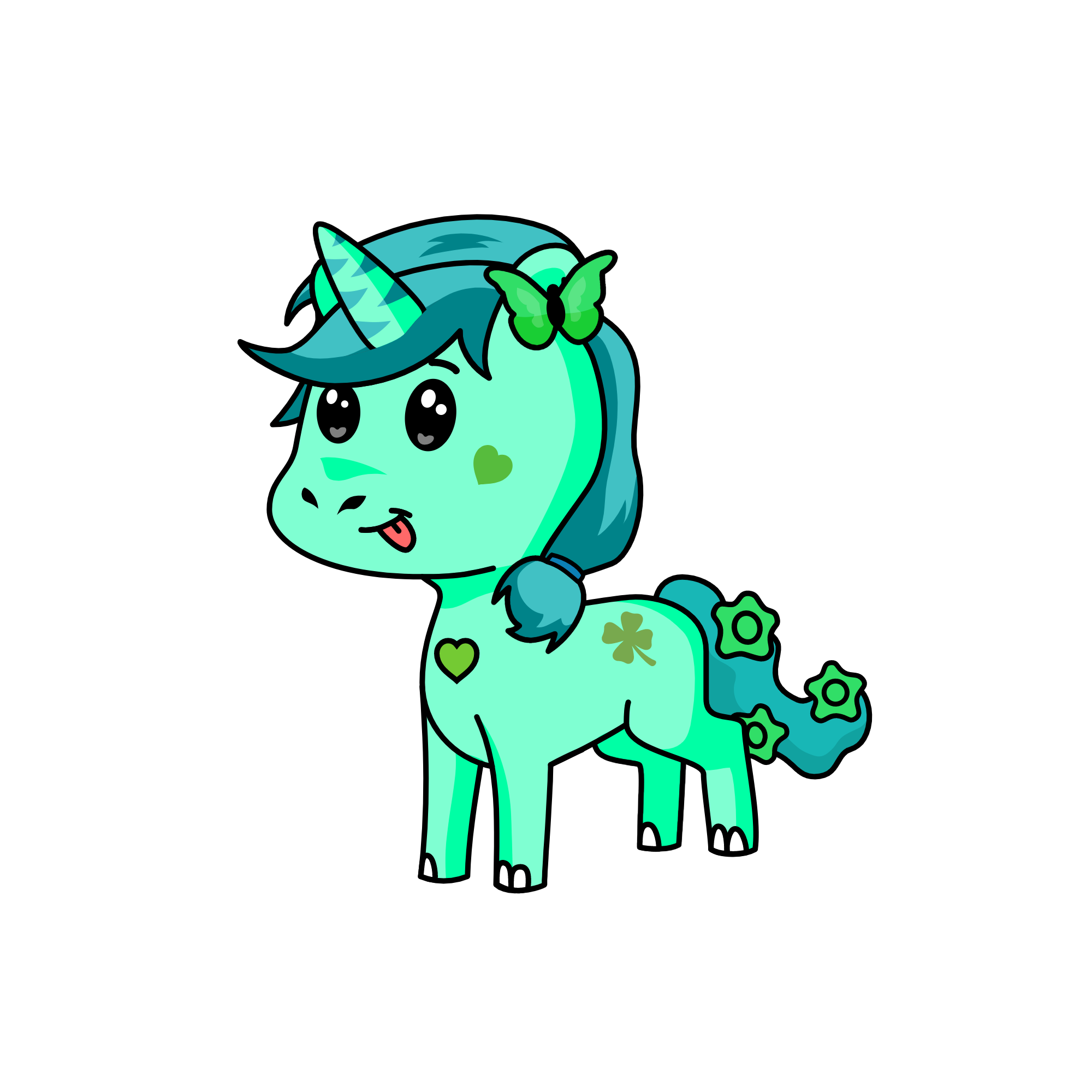 Clover, the unicorn