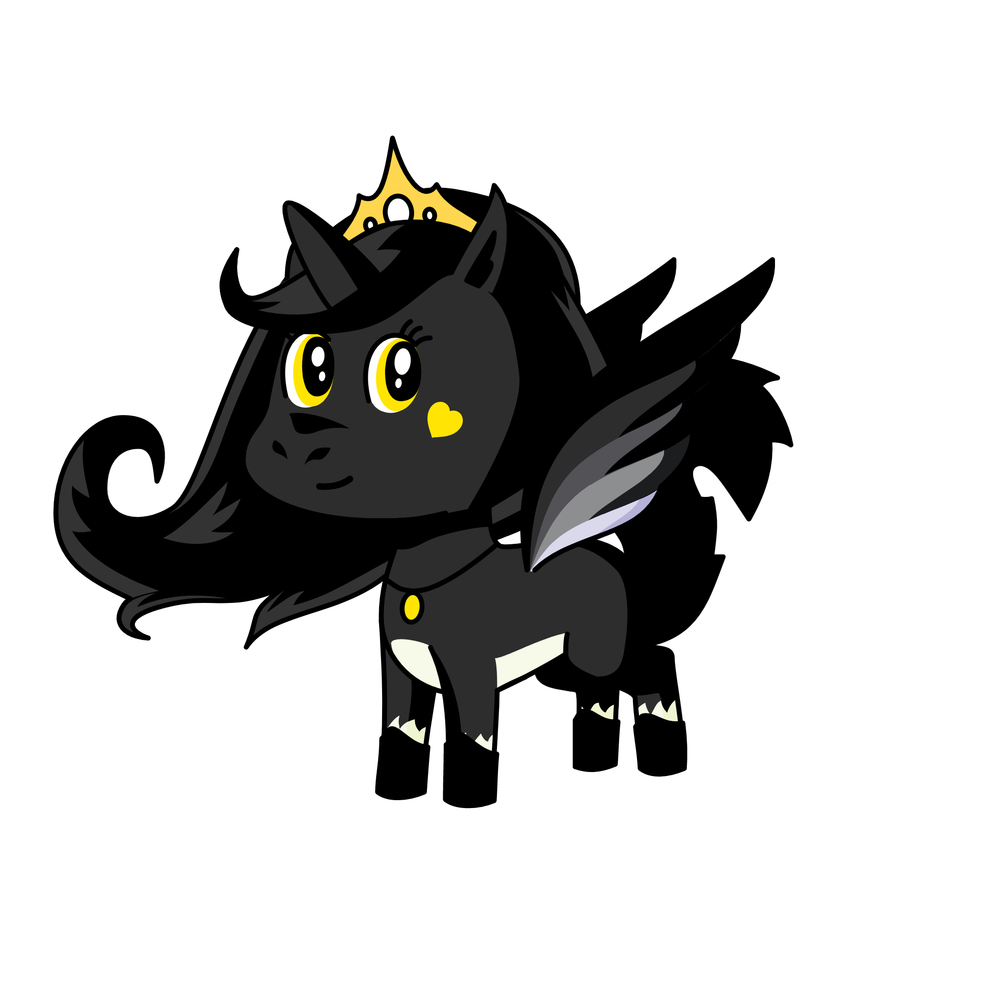 Queen gwen, the unicorn