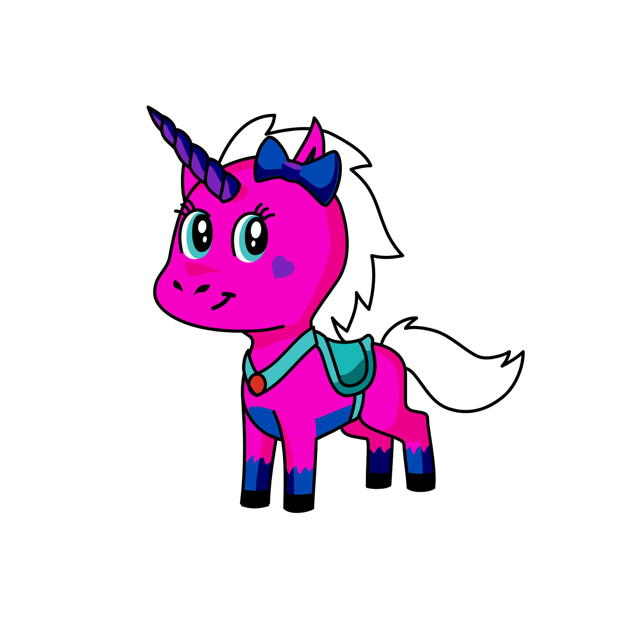 pinky, the unicorn