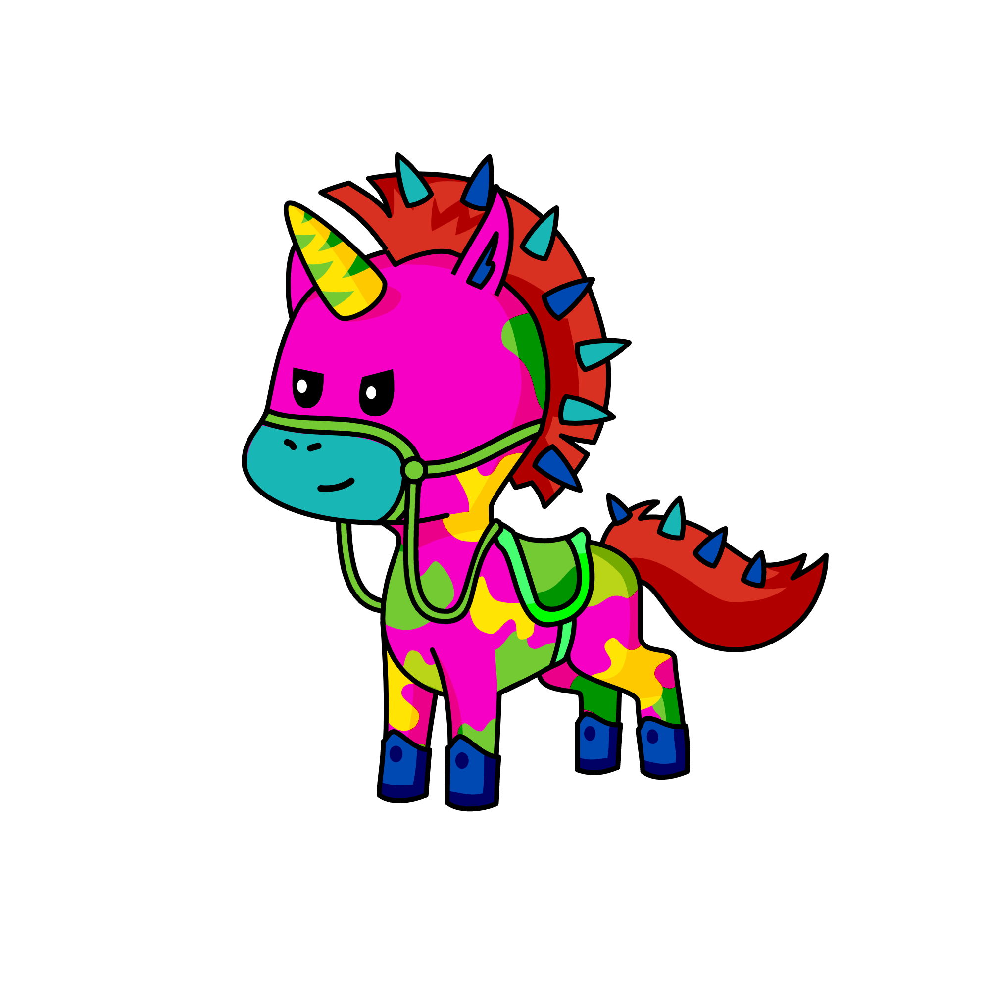 punk, the unicorn