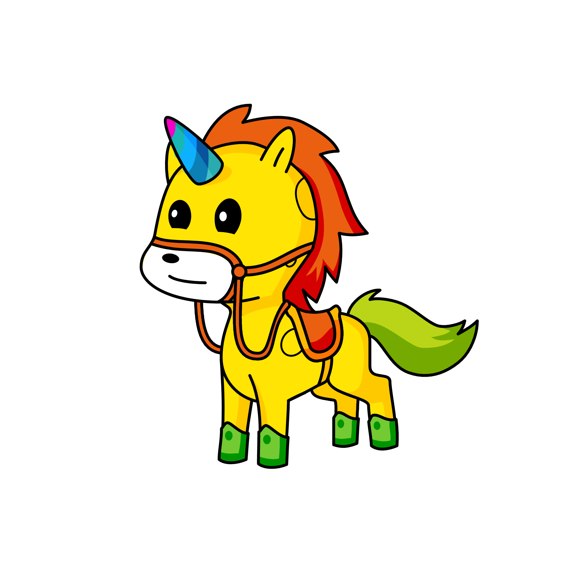 Horse, the unicorn