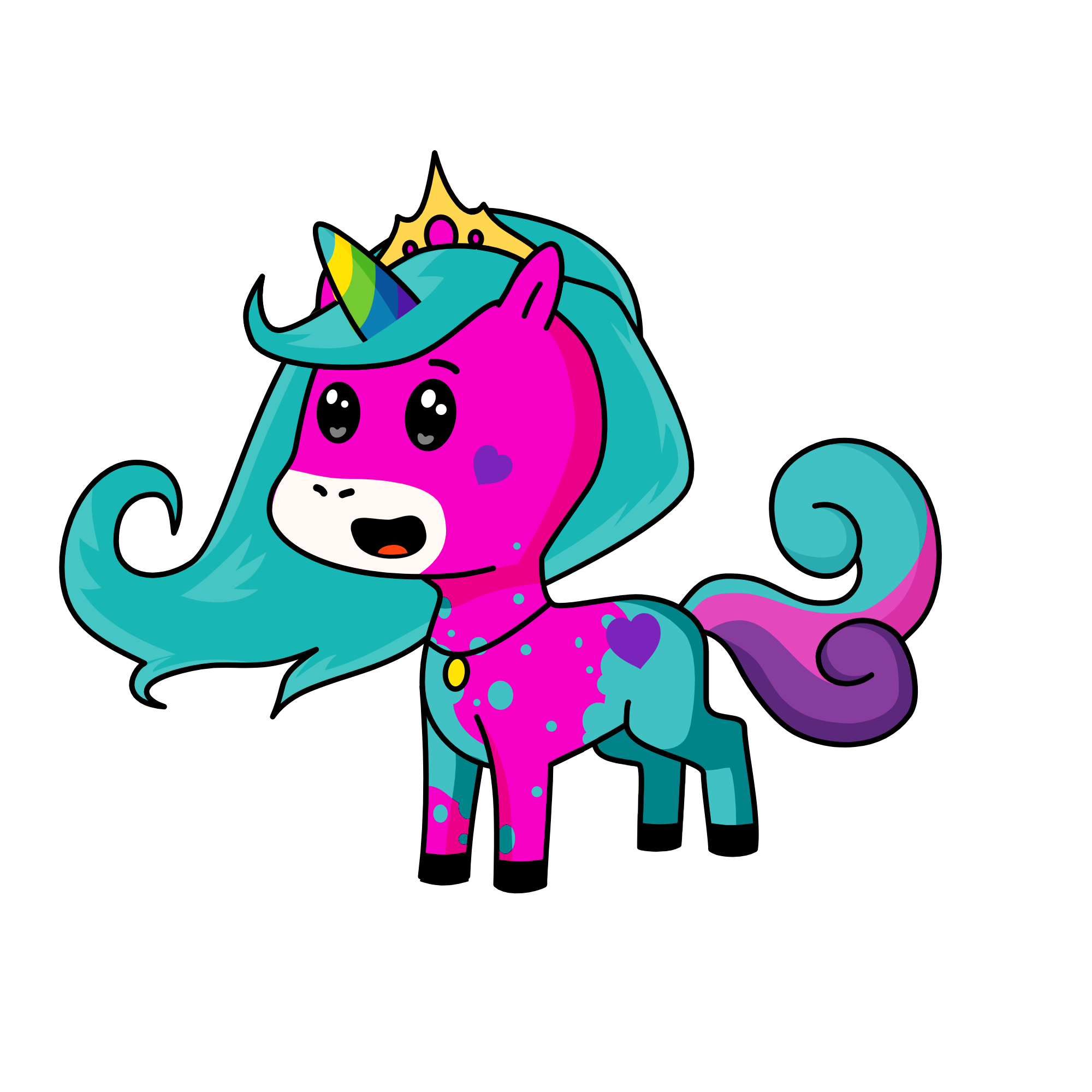 Sparkle Fanny, the unicorn