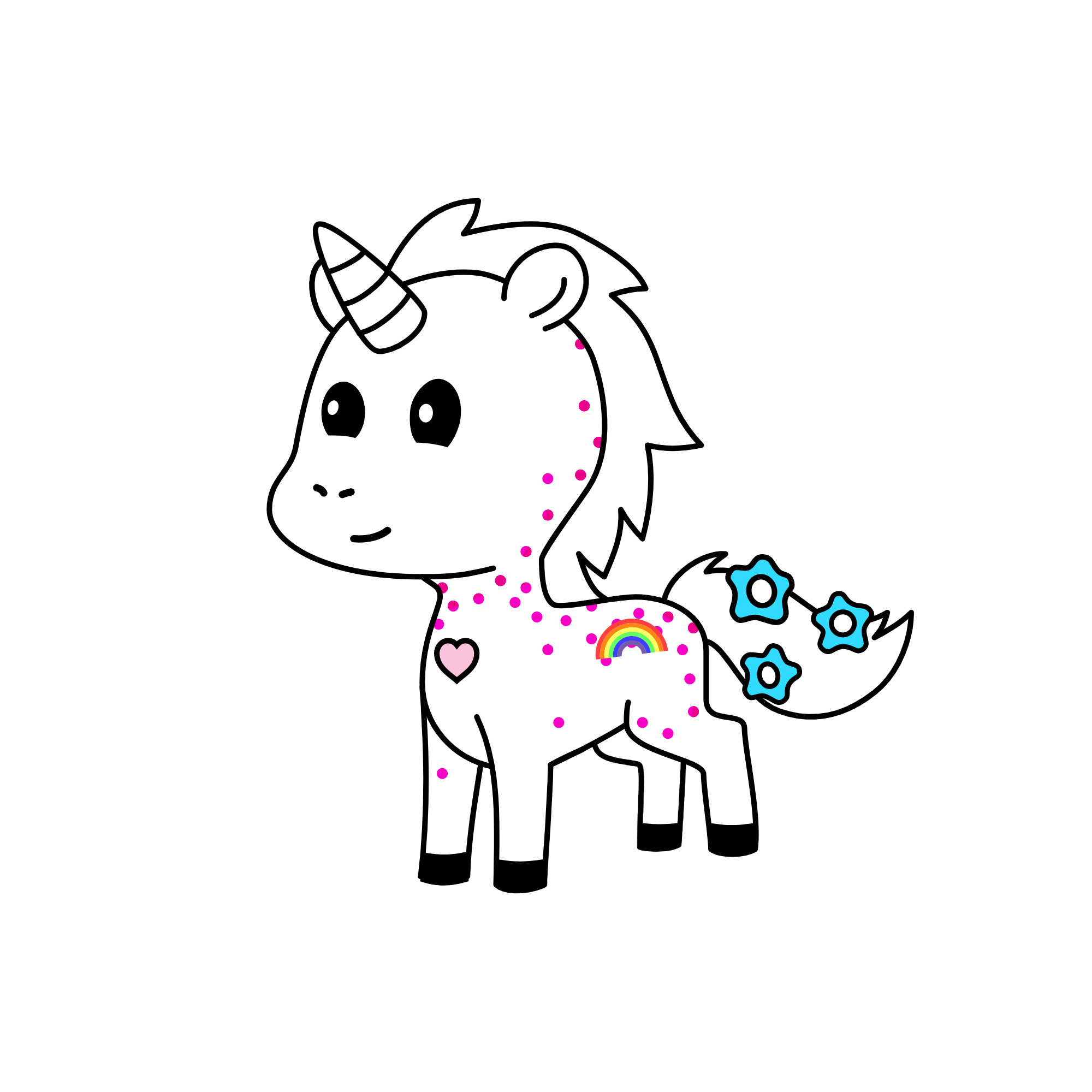 rainbow, the unicorn