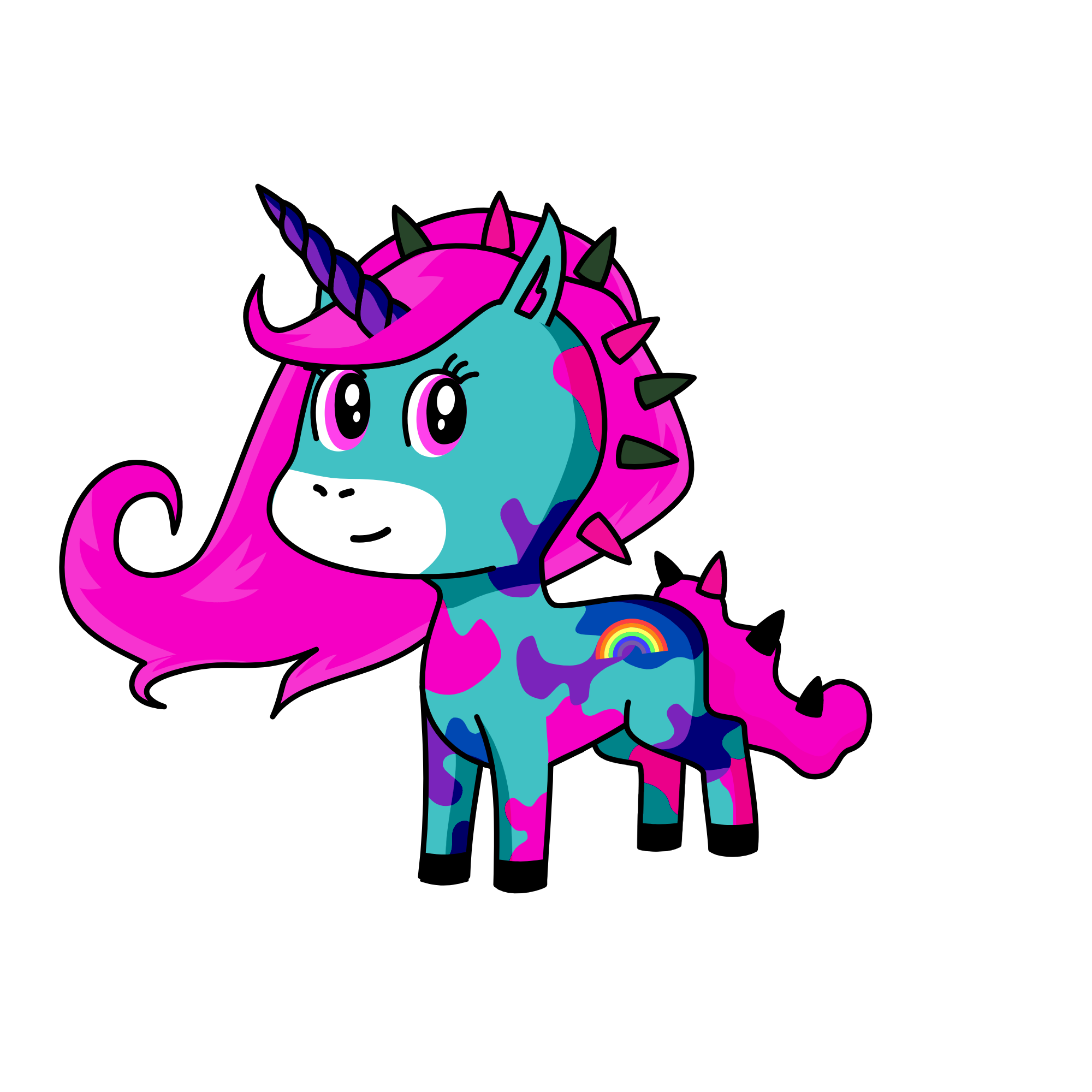 pinky, the unicorn