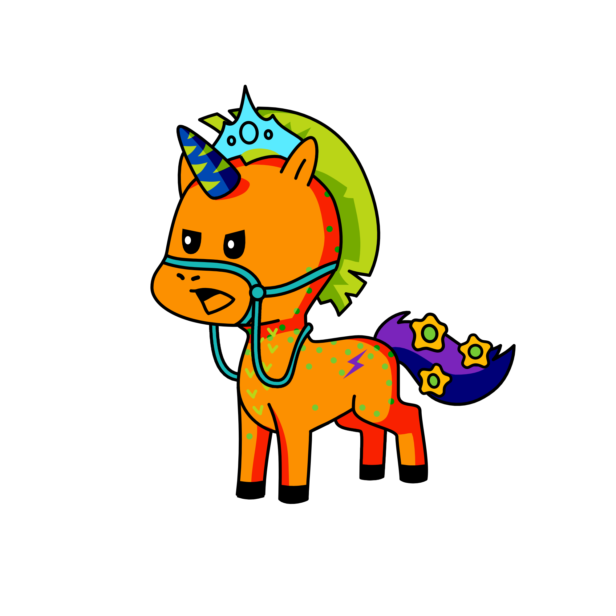 Tamed Prience, the unicorn