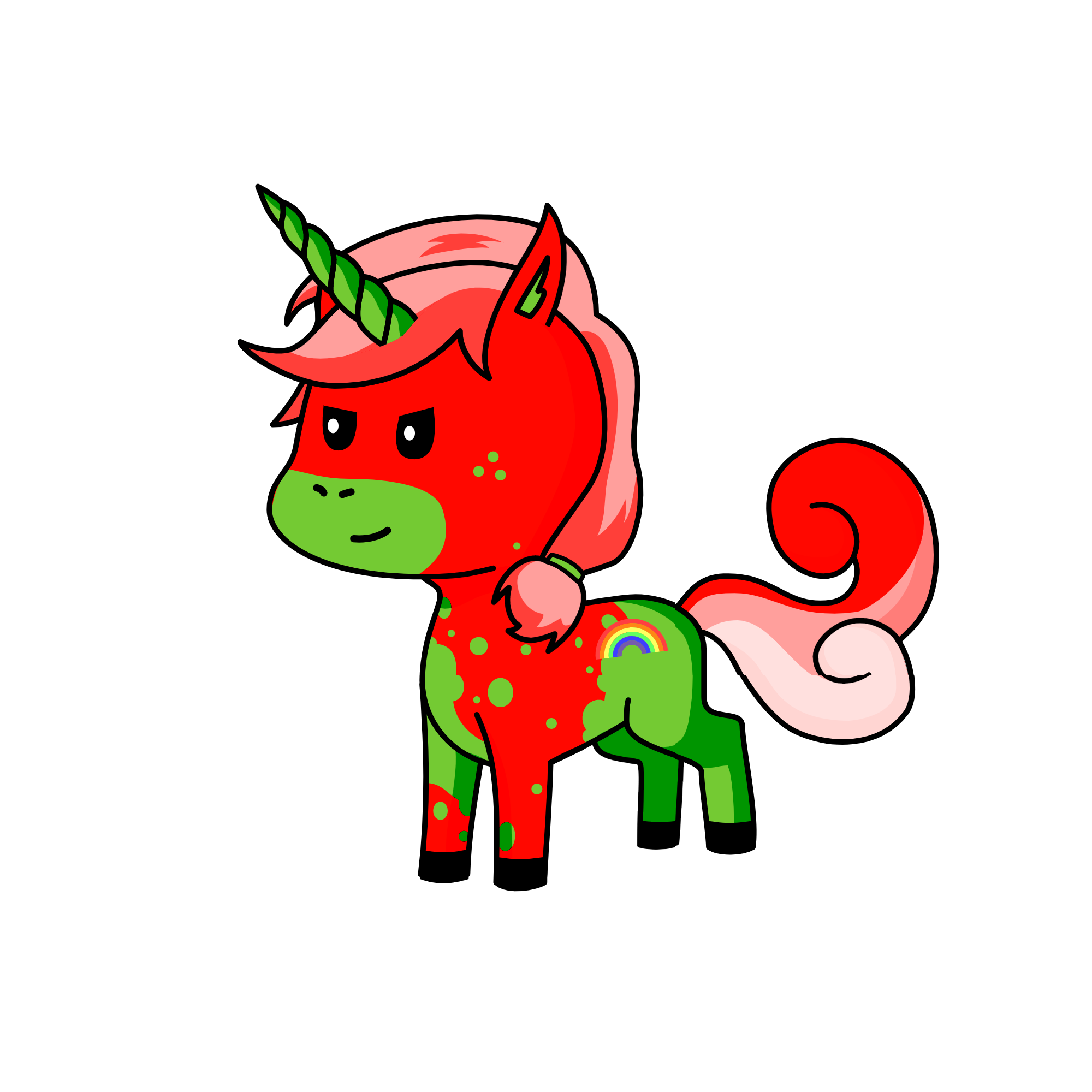 Strawberry Icecream, the unicorn