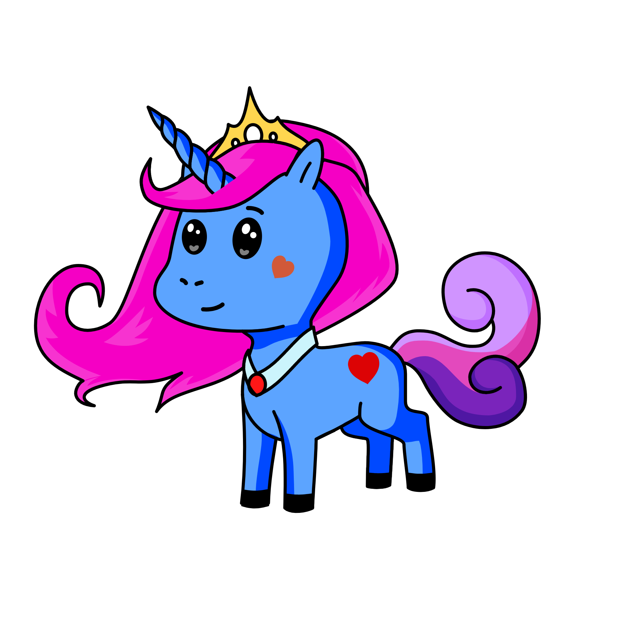 Elordie, the unicorn