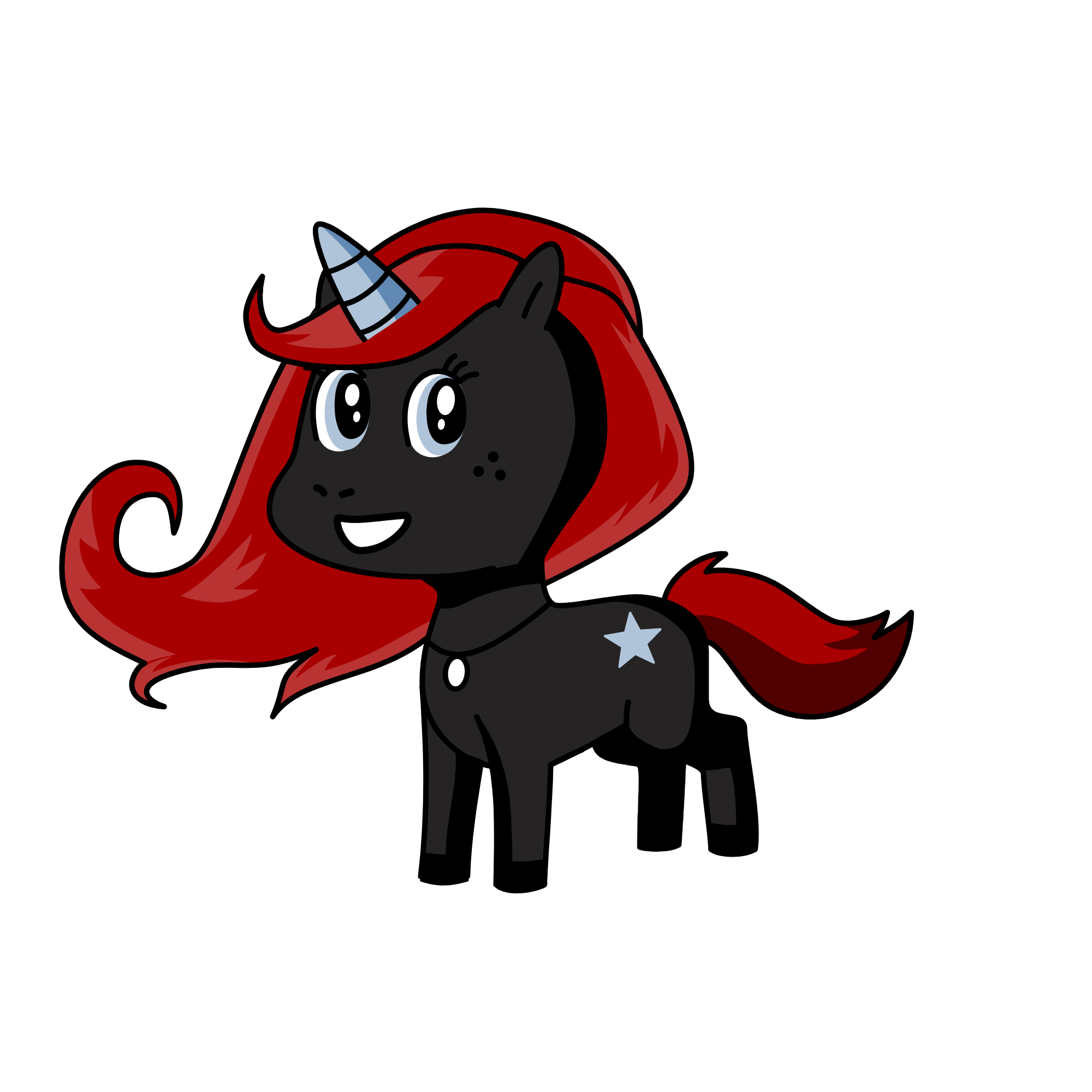 Midnight, the unicorn