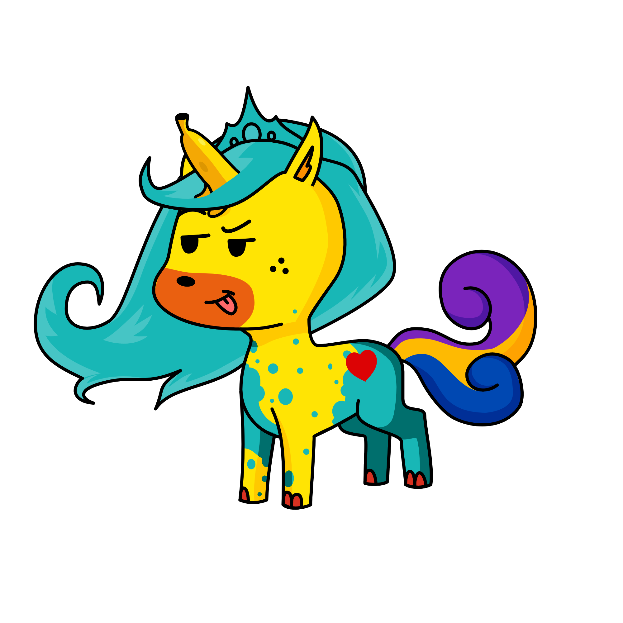 dxgshdmwdvzvbbeeww, the unicorn