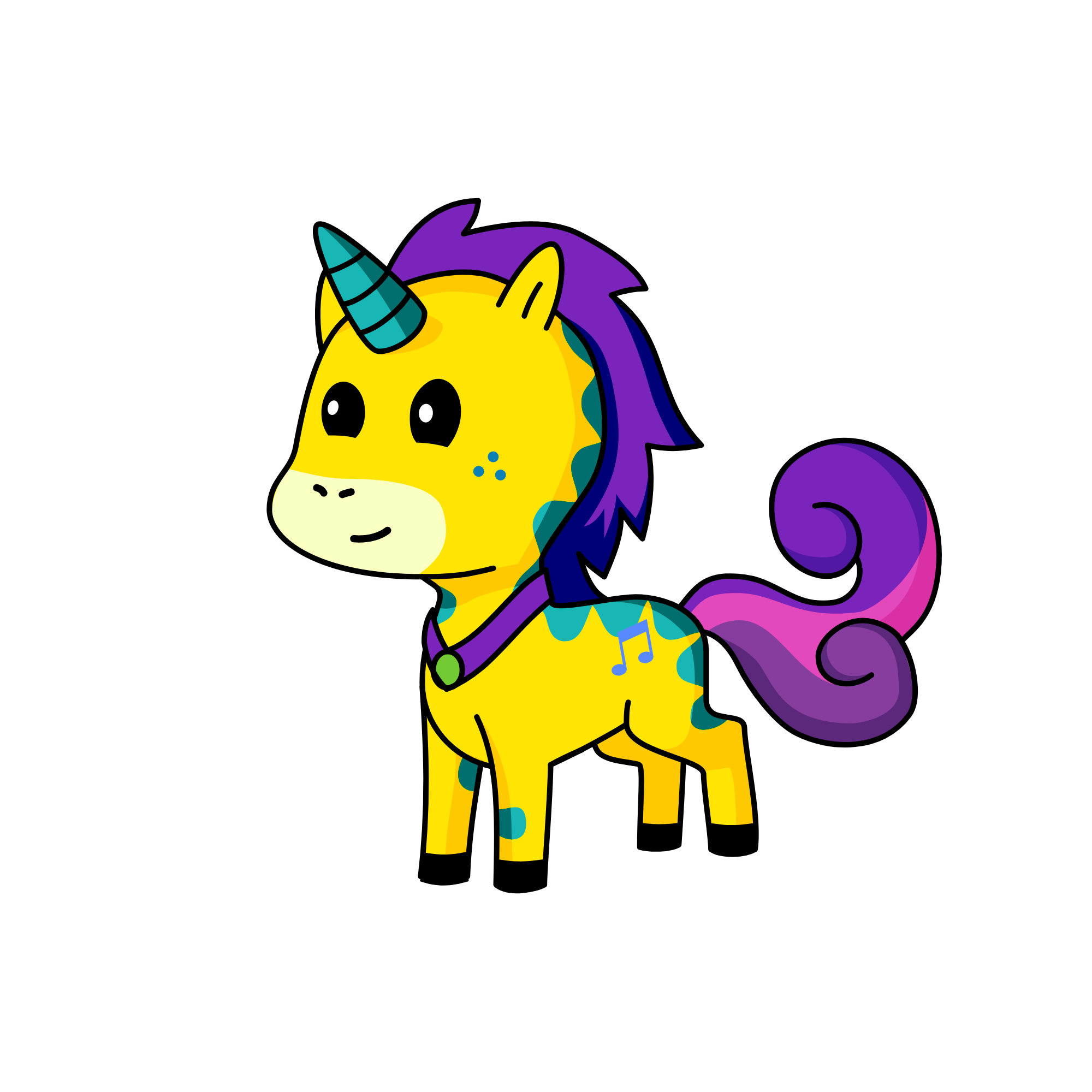 Amarillin, the unicorn