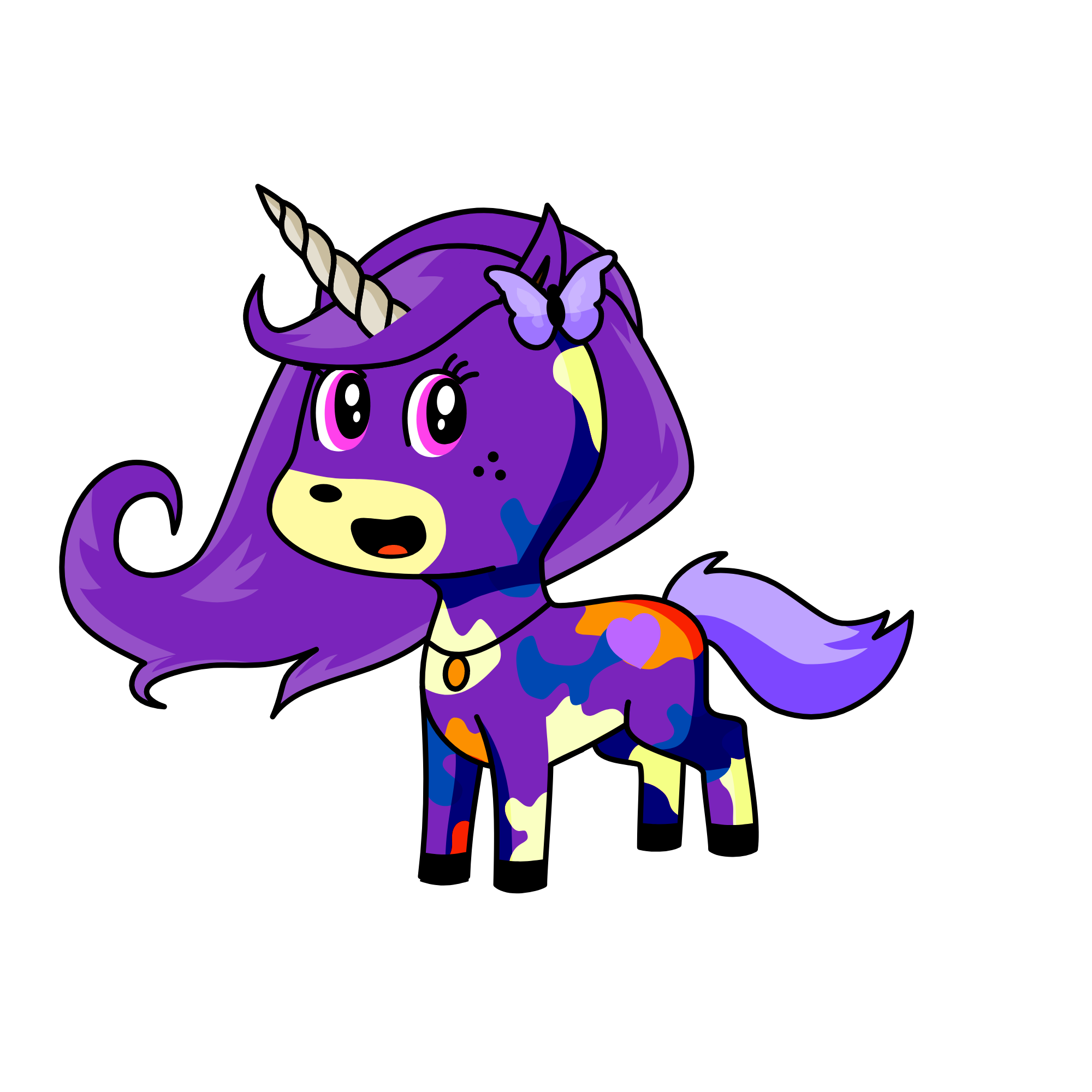 Moradita, the unicorn