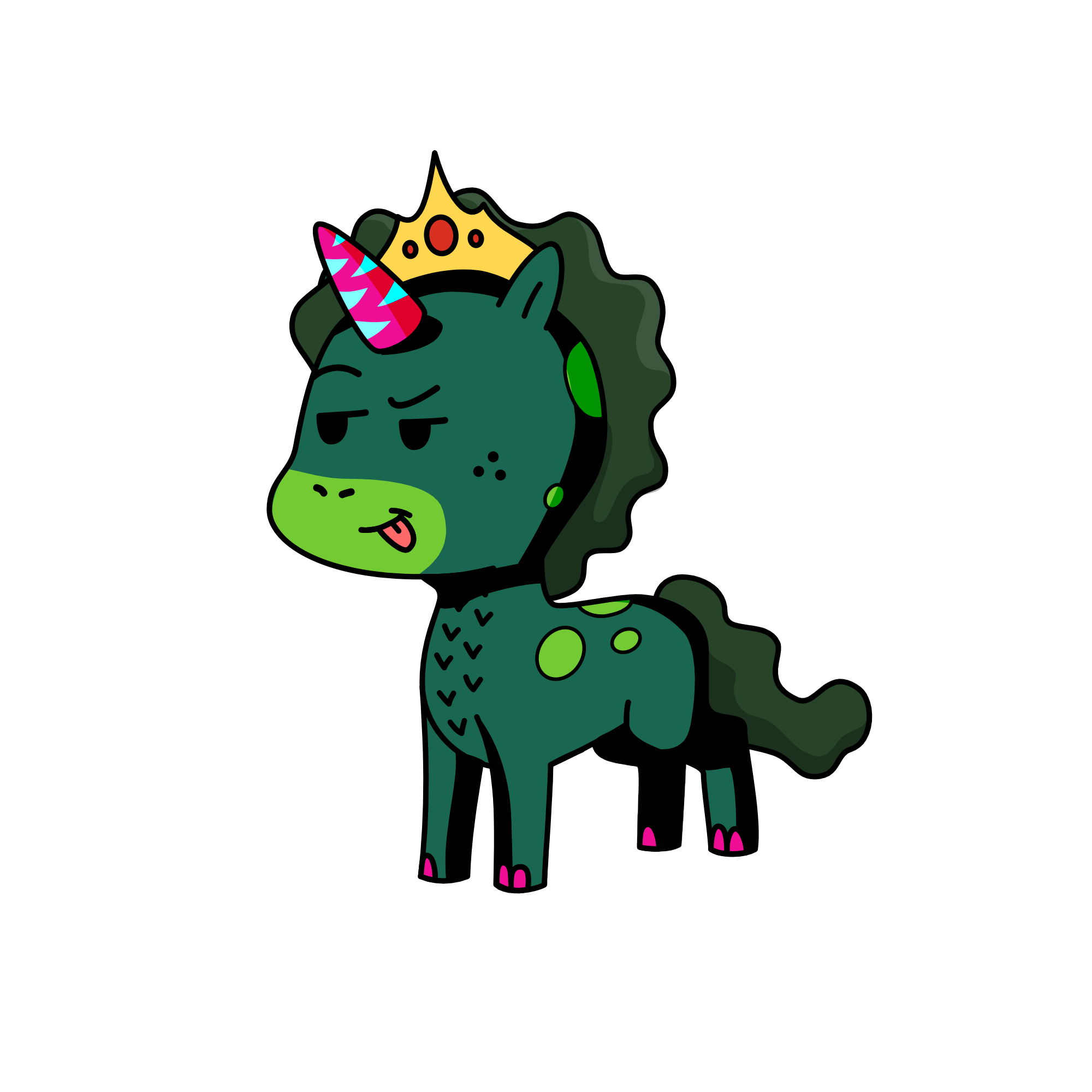 silly, the unicorn