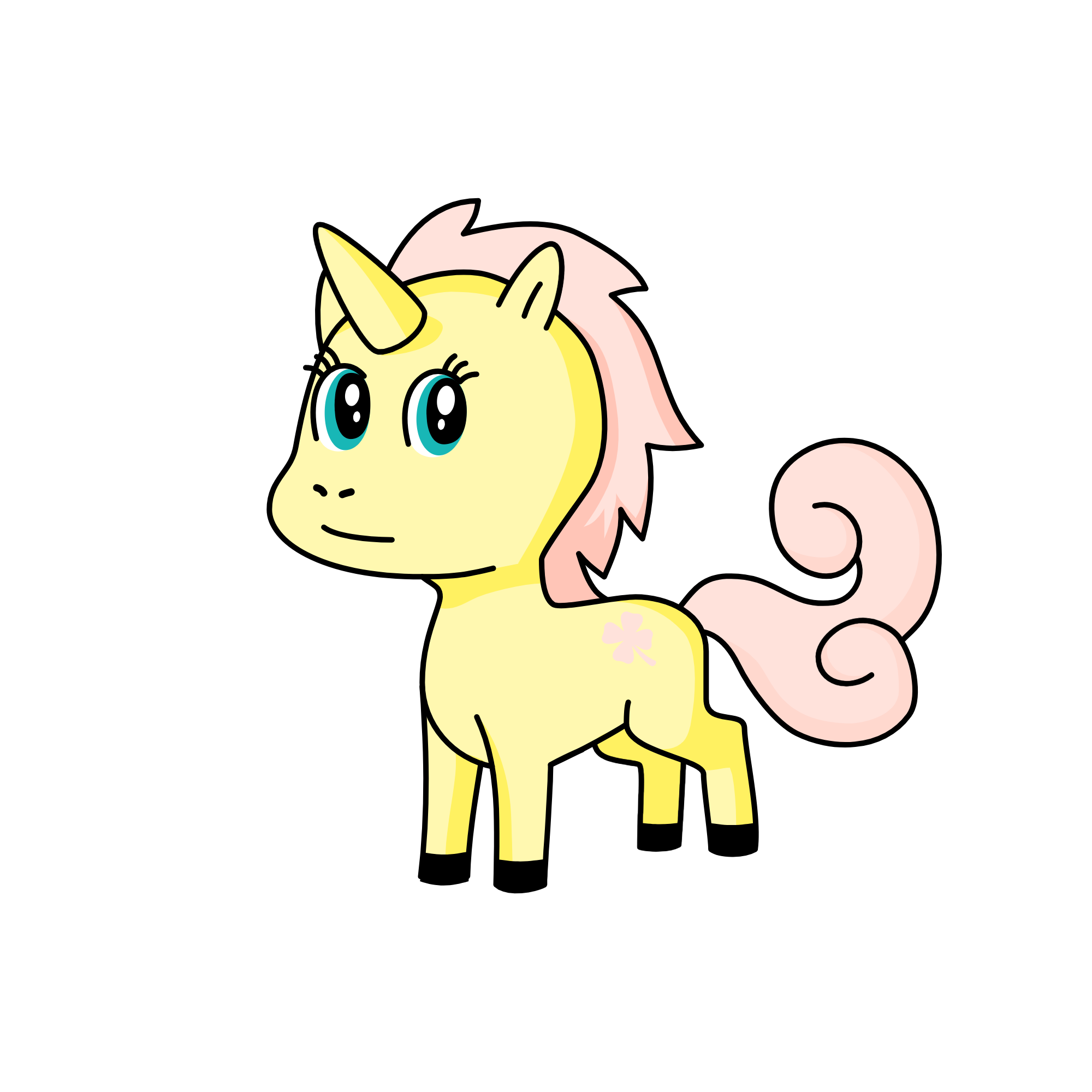 fluttershy, the unicorn