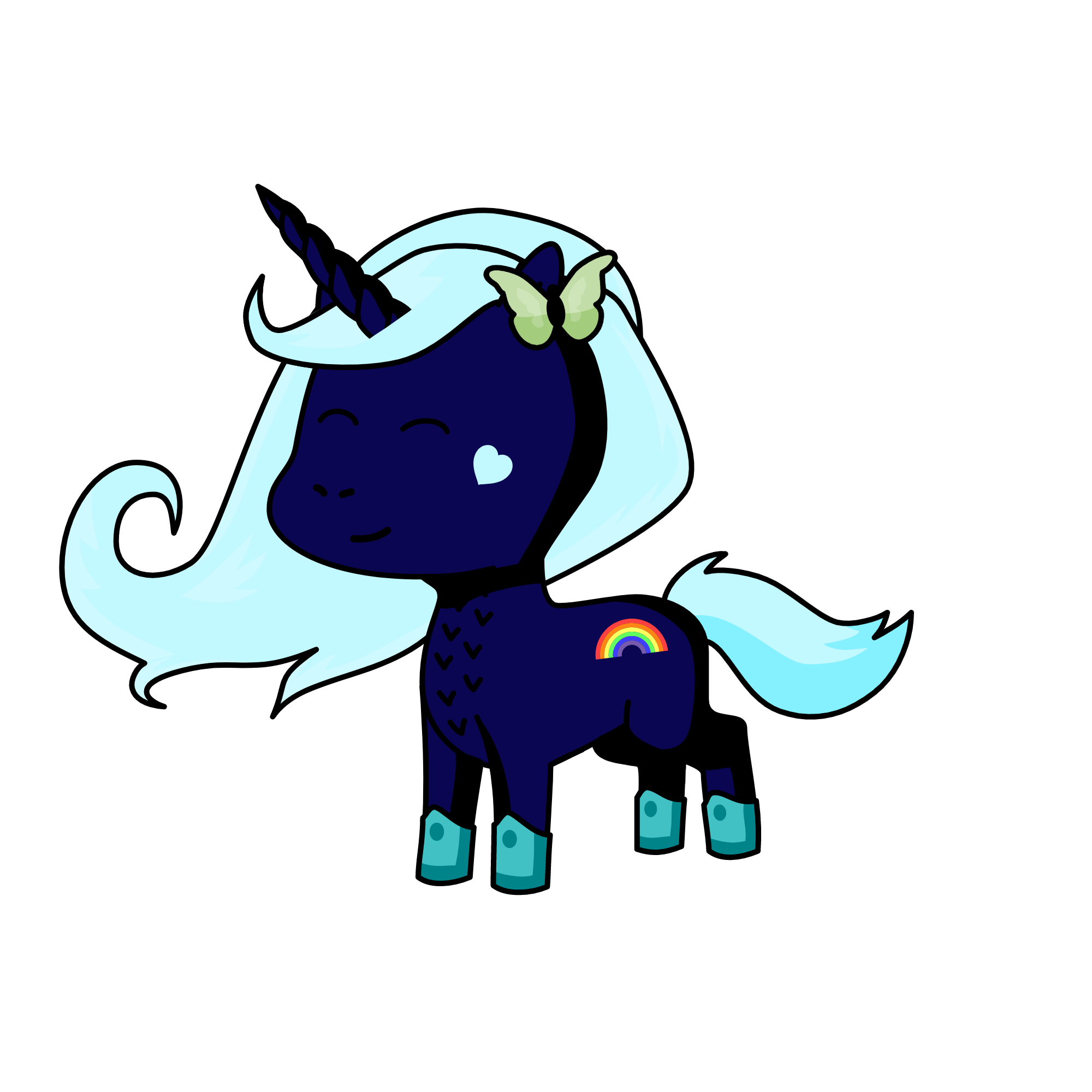 night, the unicorn