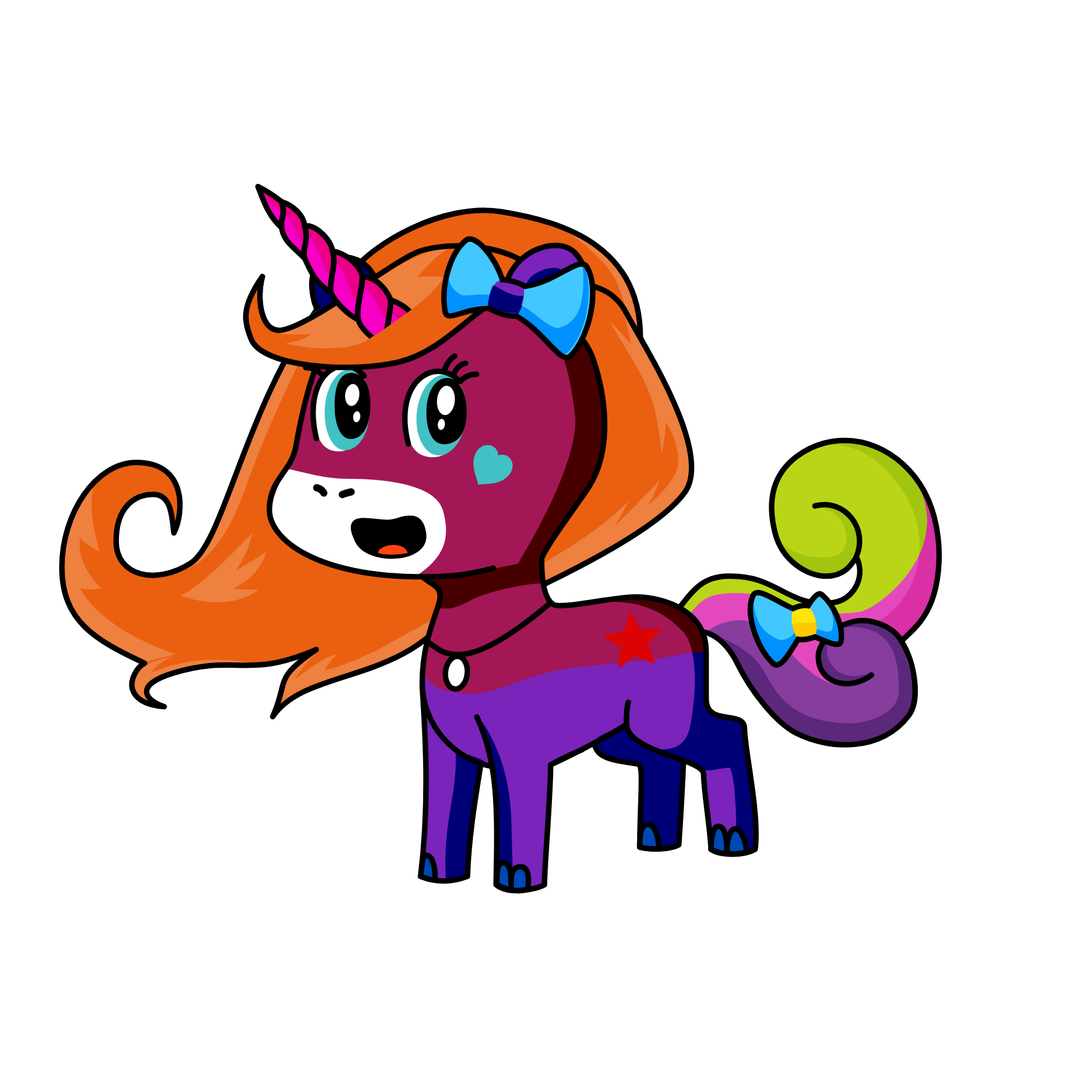 menel , the unicorn