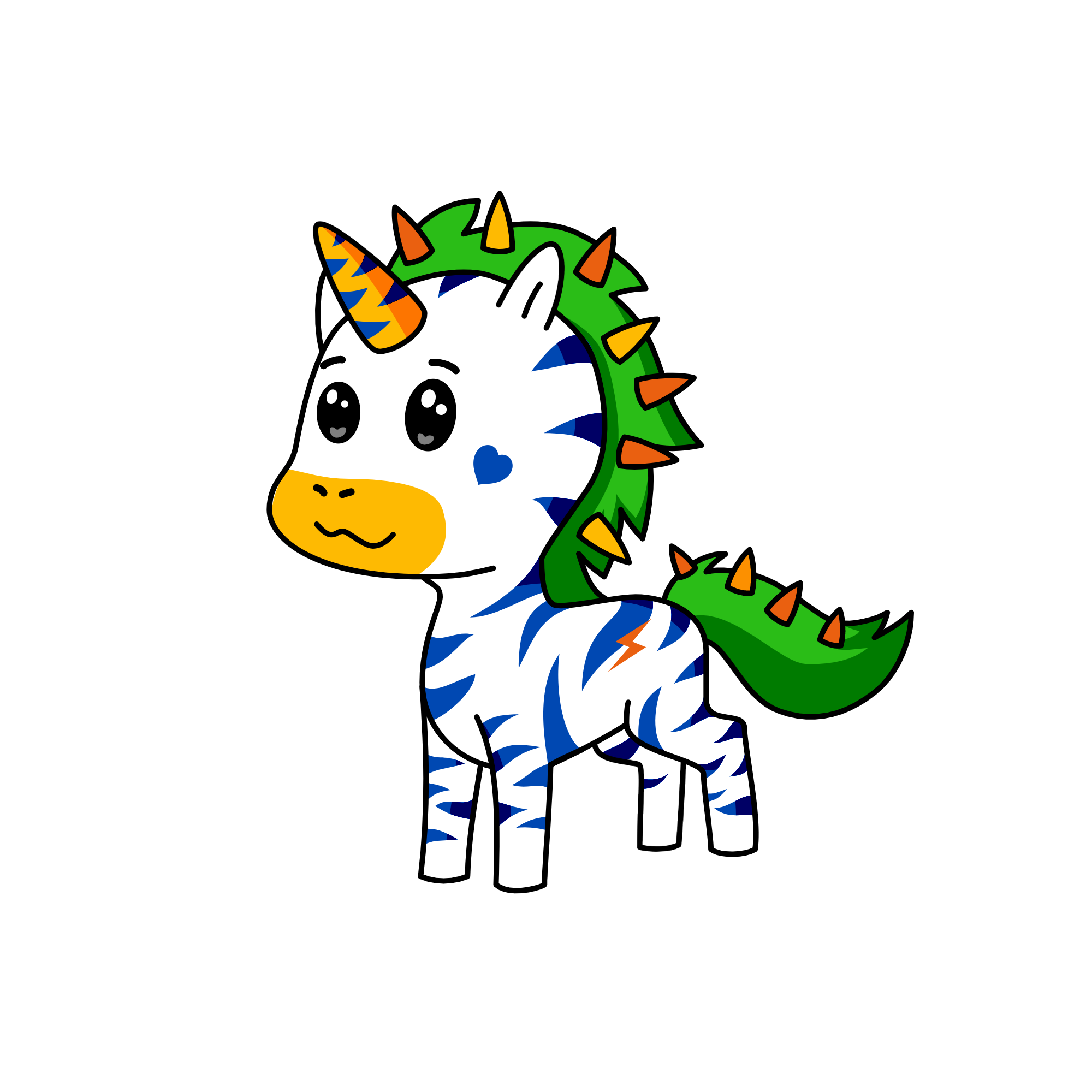 Ziki, the unicorn