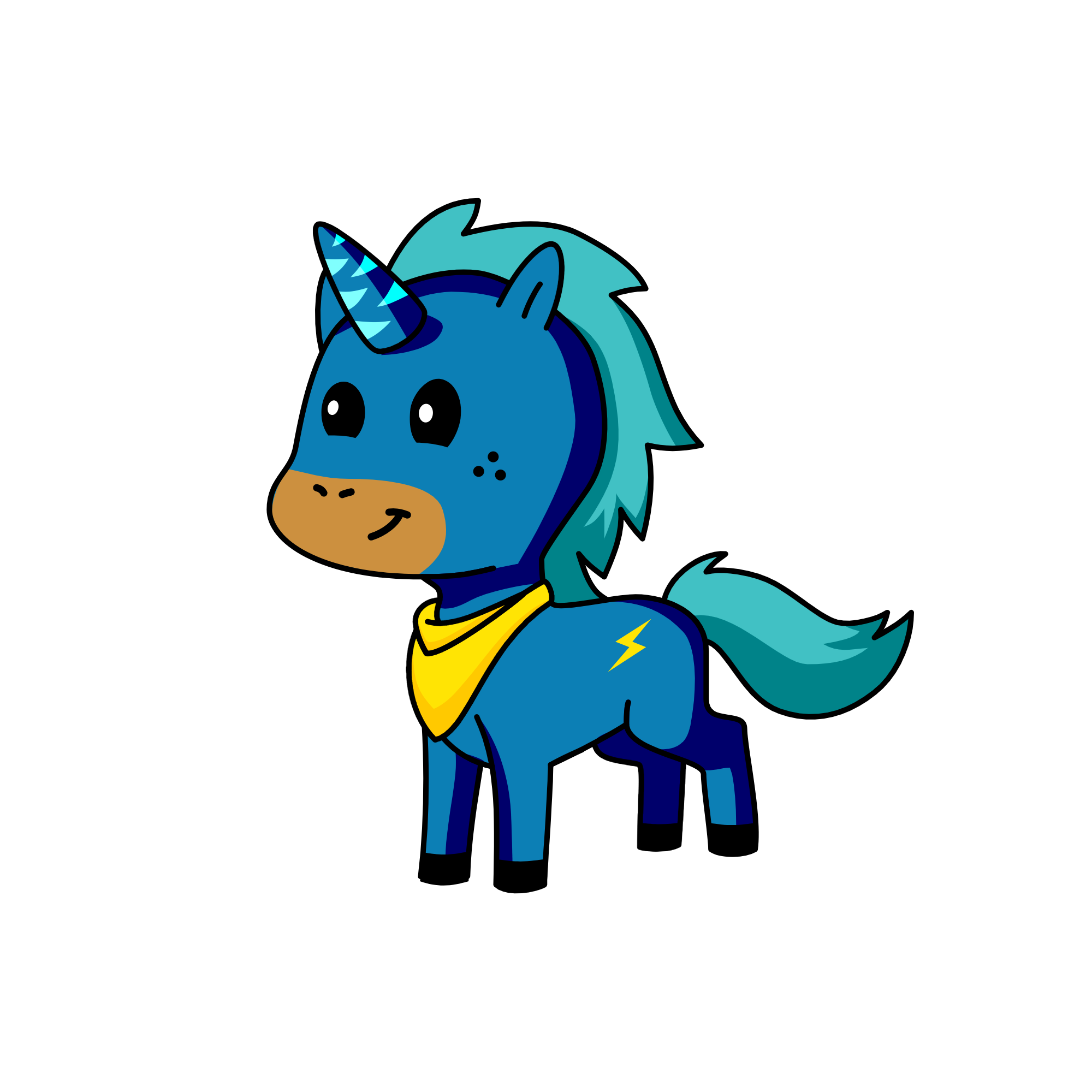 Aqua, the unicorn