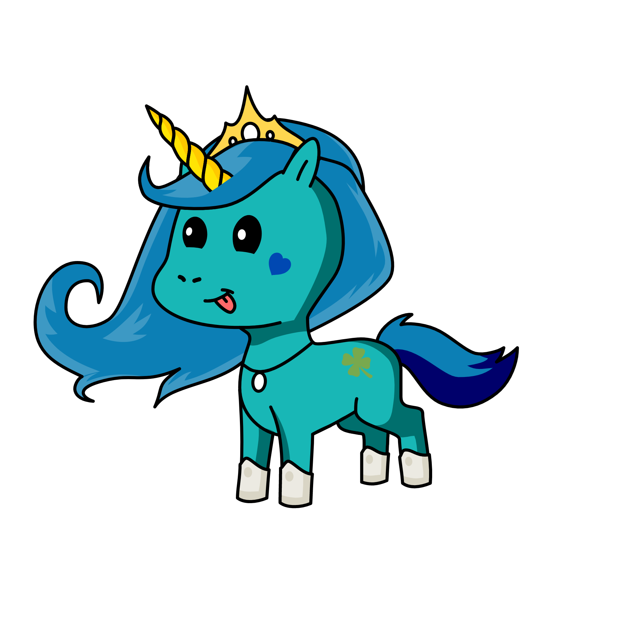 Callie the Queen, the unicorn