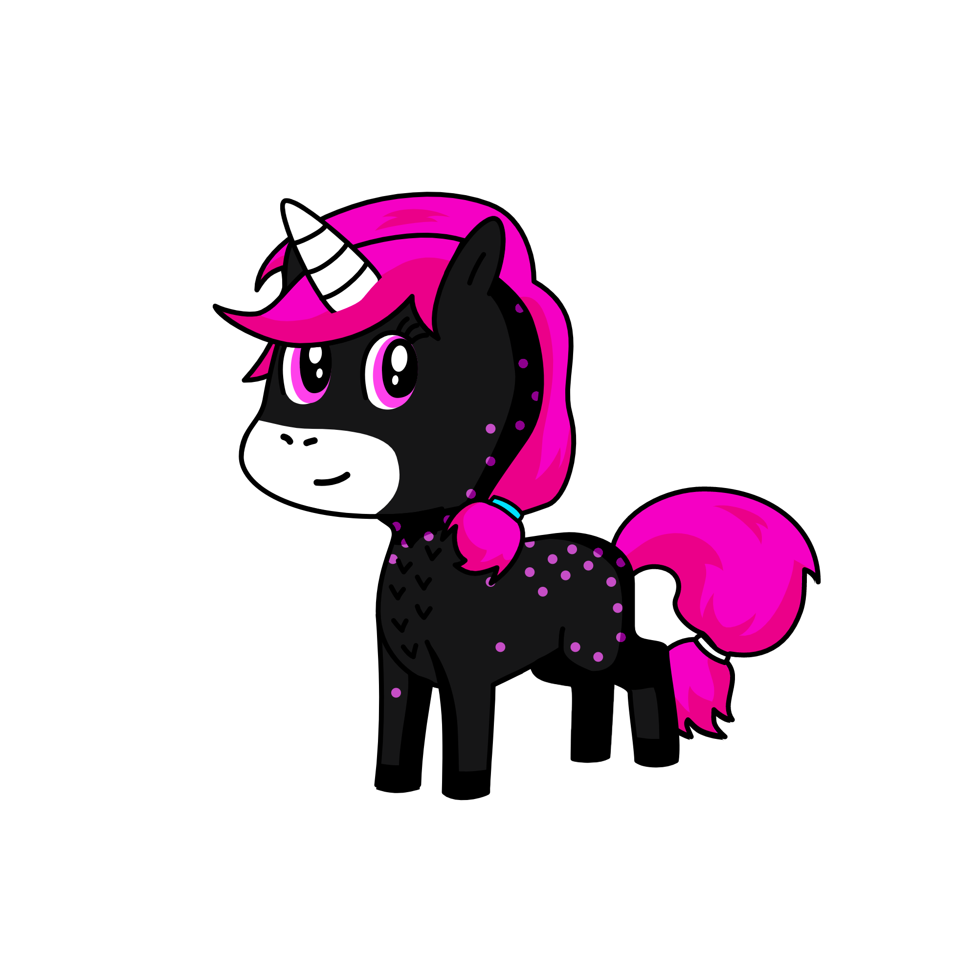 neon, the unicorn