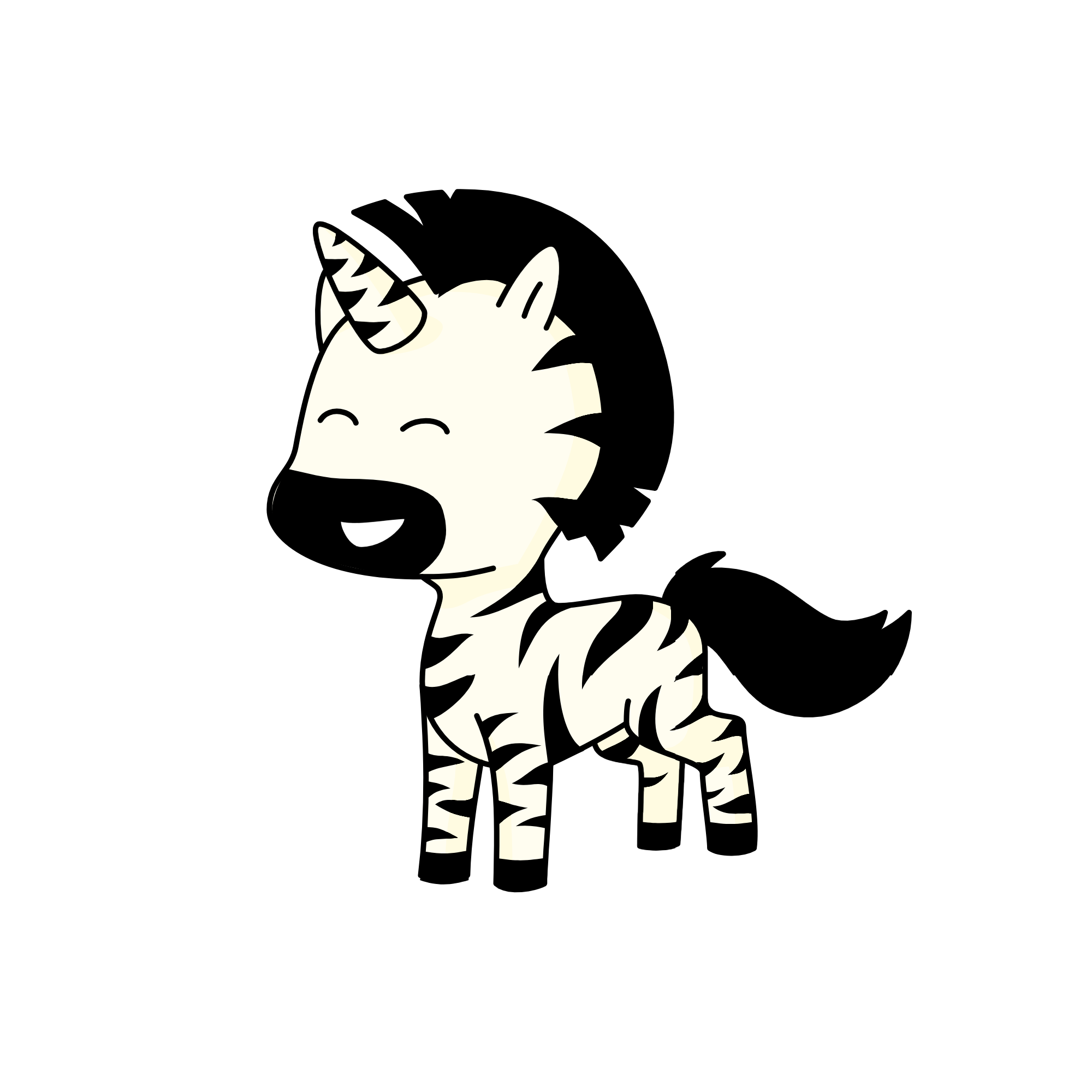 Zebra, the unicorn