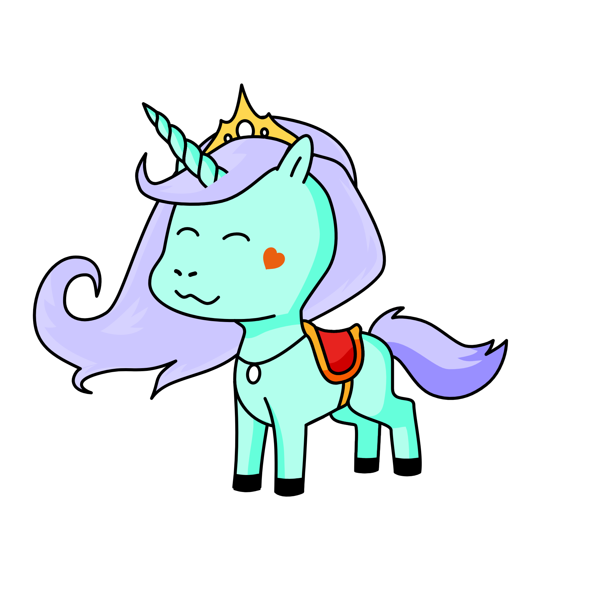 Cori the Queen of Corsolia, the unicorn