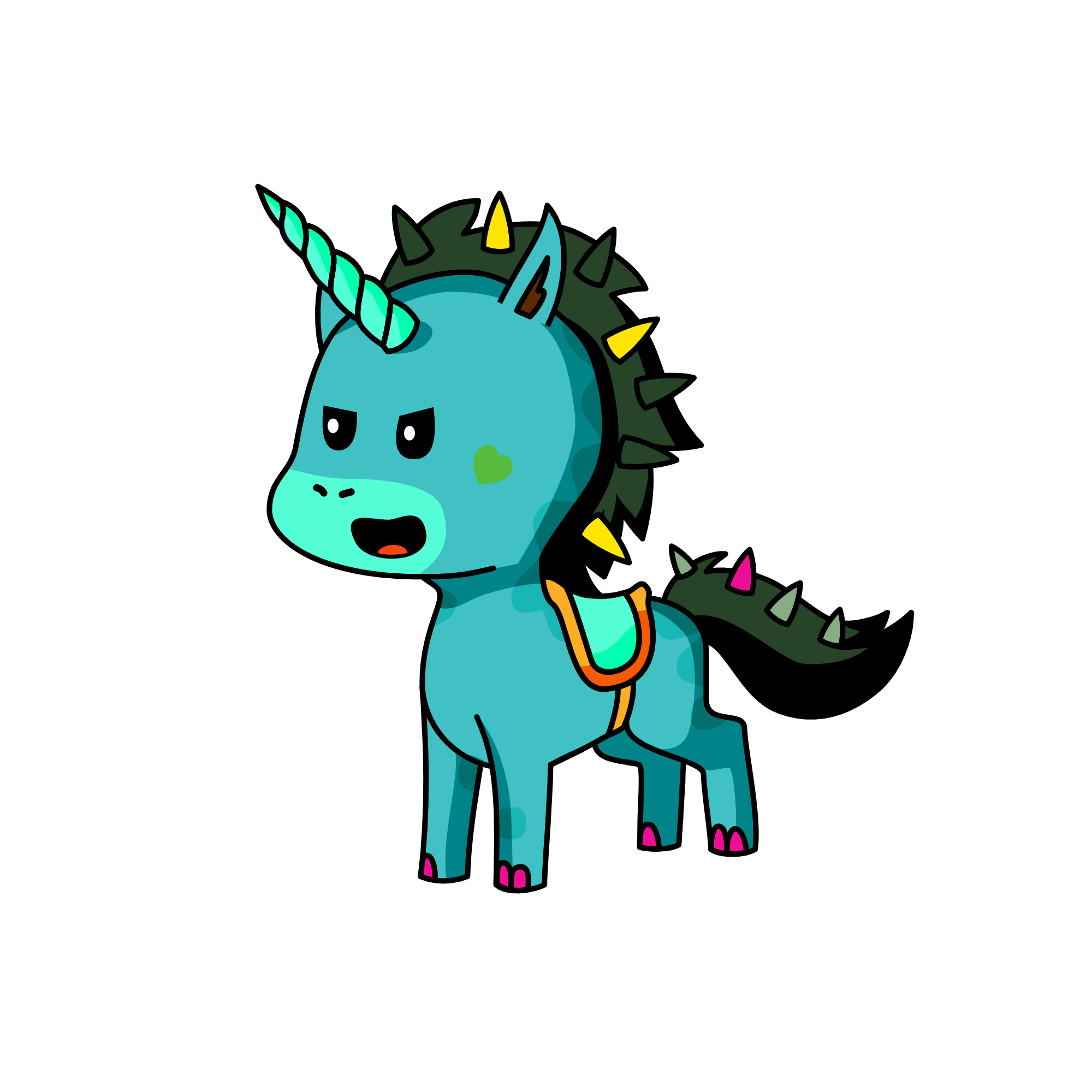 Spike, the unicorn