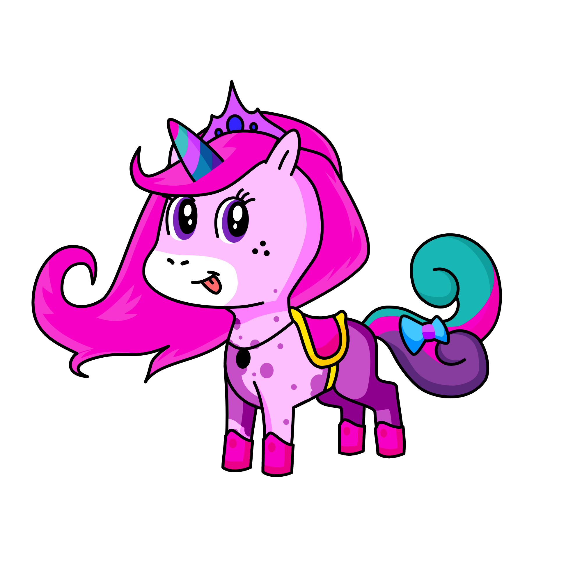 pinky princess, the unicorn