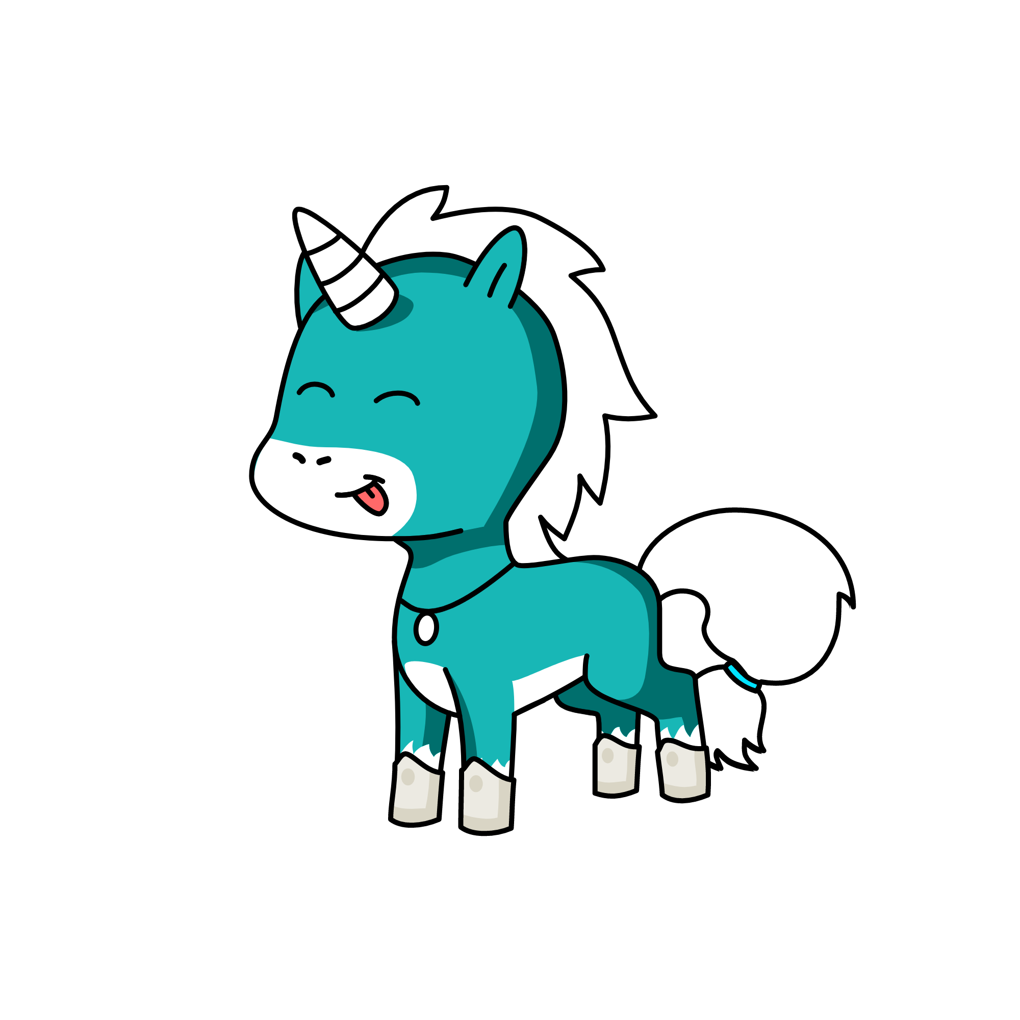 snow ball, the unicorn