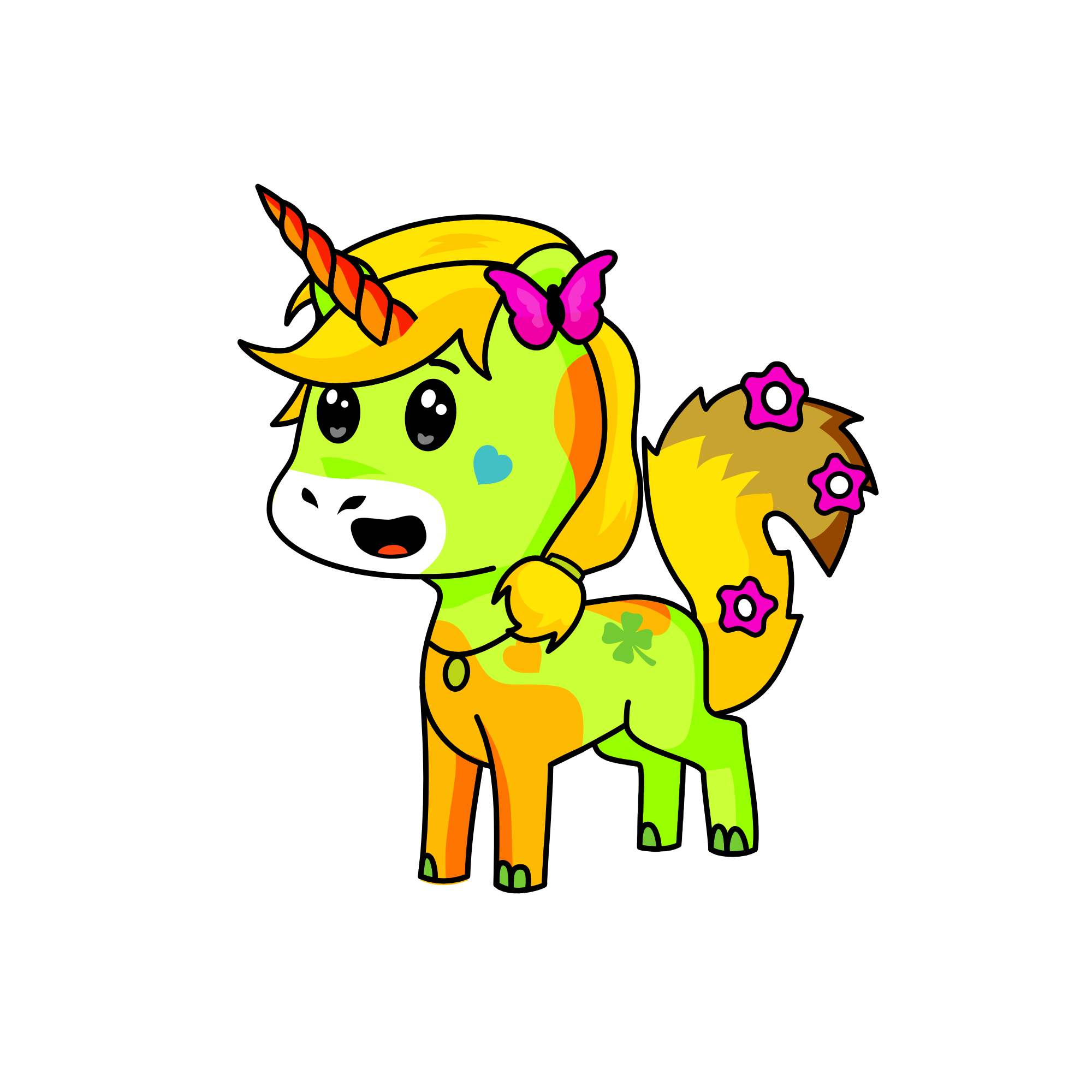 rainbo, the unicorn