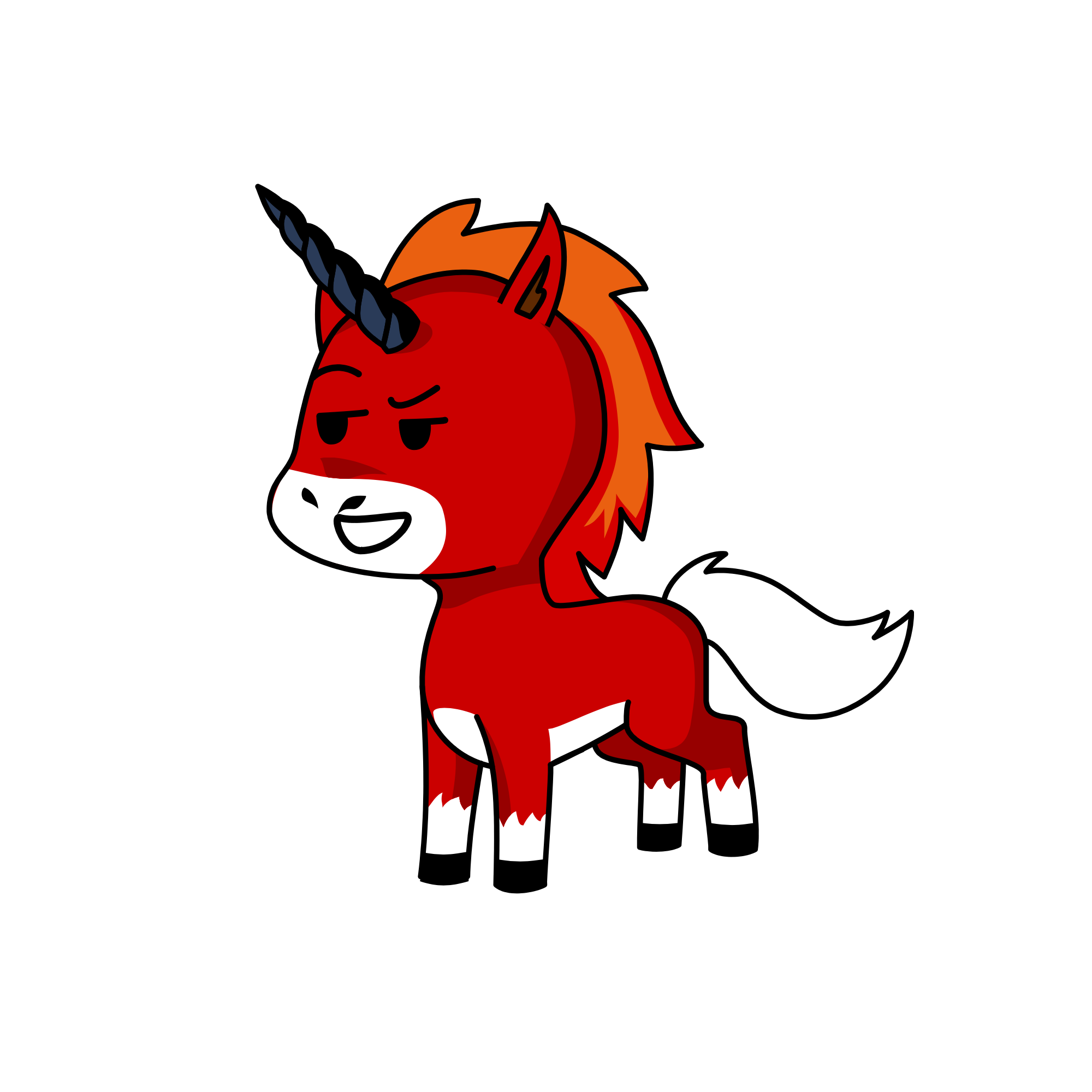 Evil, the unicorn