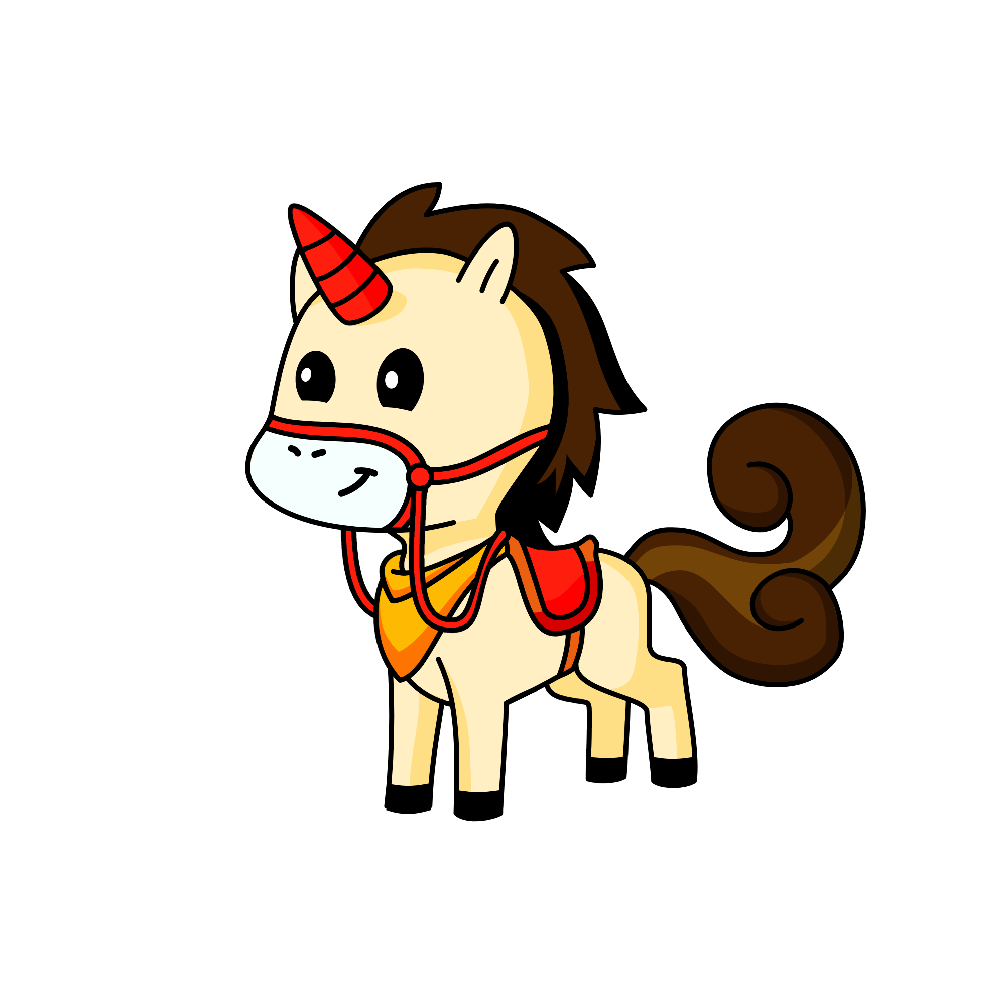 Racer, the unicorn
