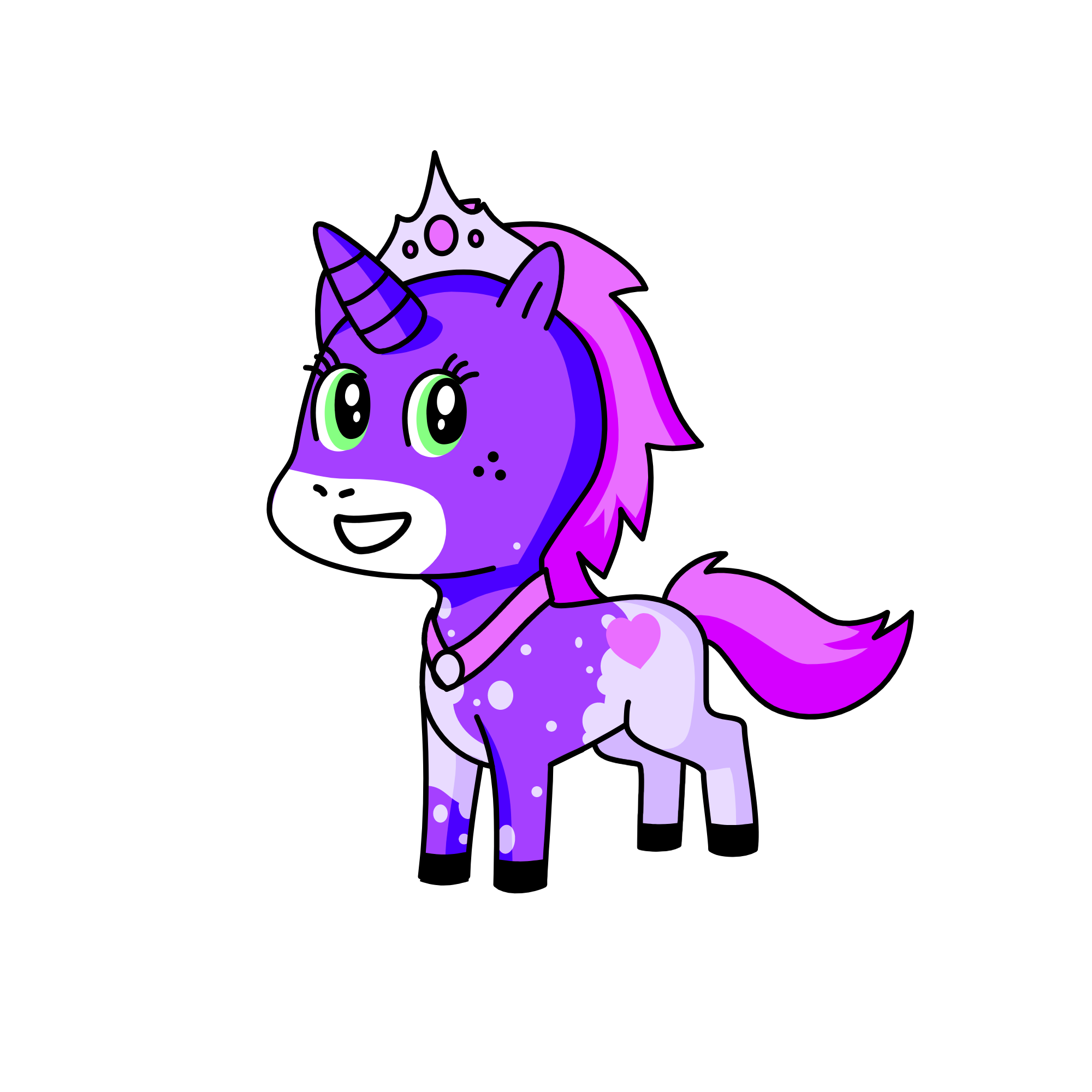 Hearts, the unicorn