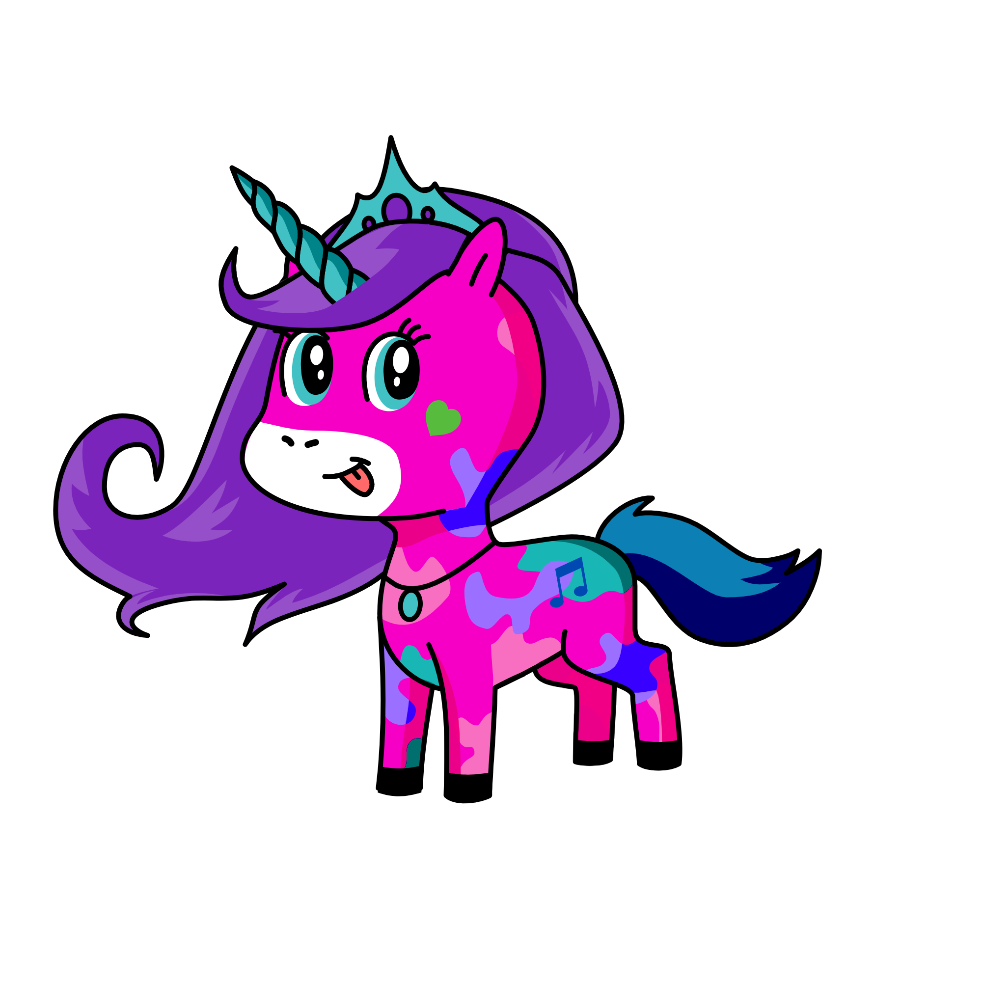 Sky, the unicorn
