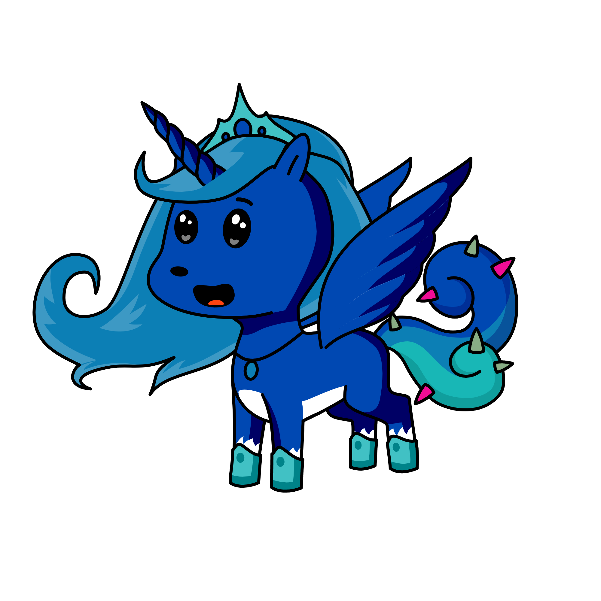 Queen of the night, the unicorn