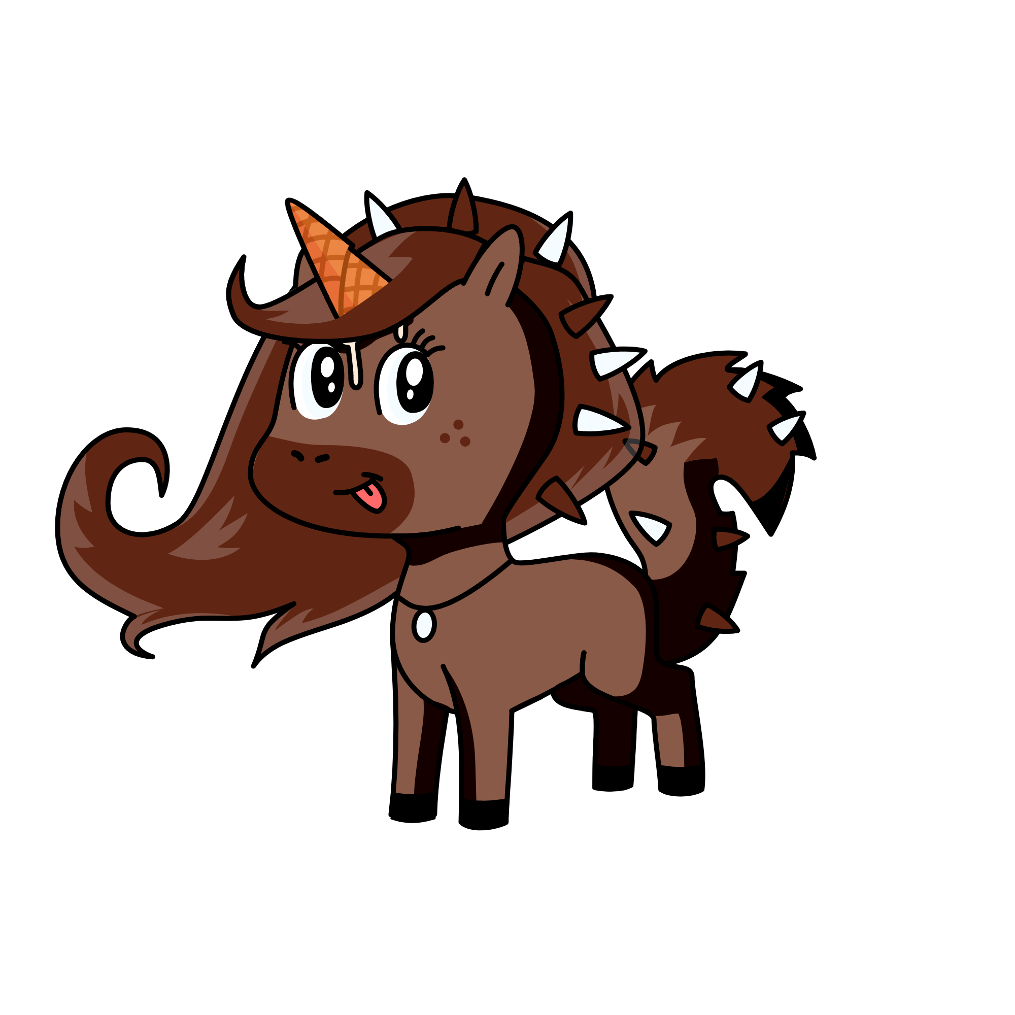CHOCOLATE CORN, the unicorn