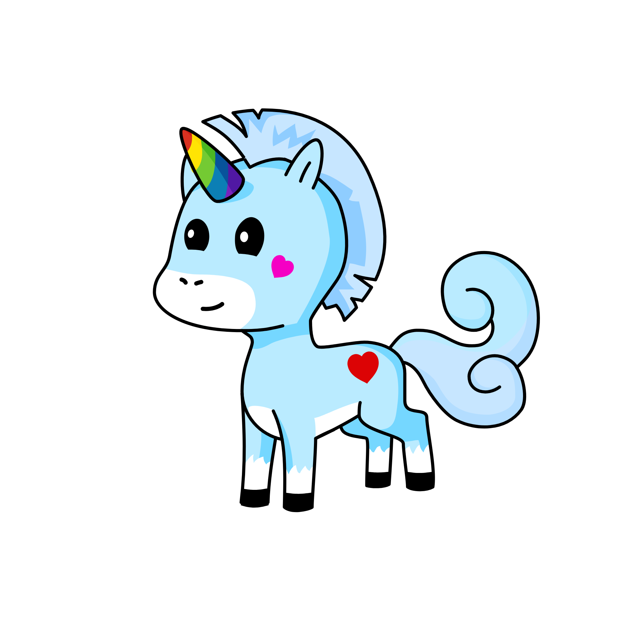 Sky, the unicorn