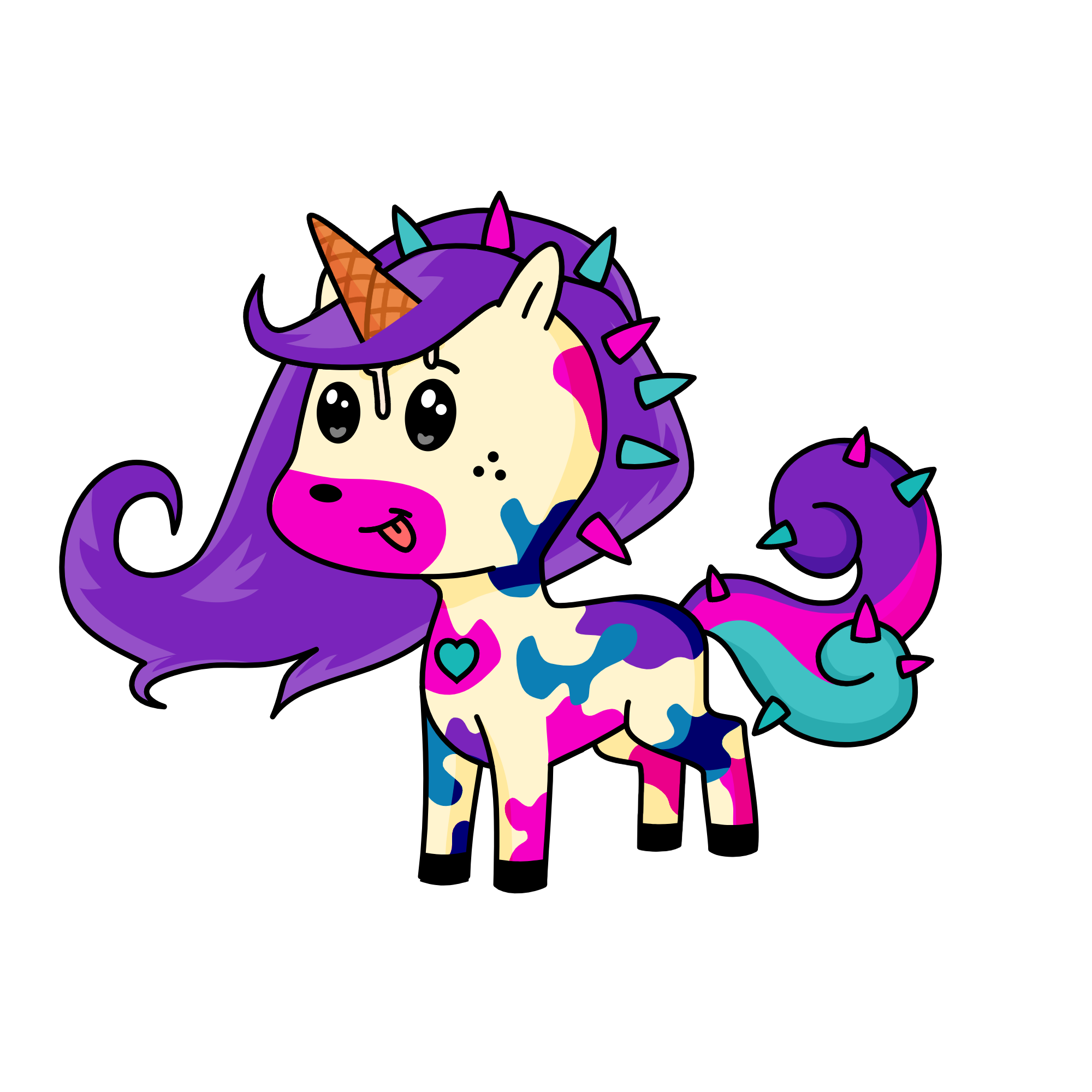 BIRTHDAY DAY CORN, the unicorn