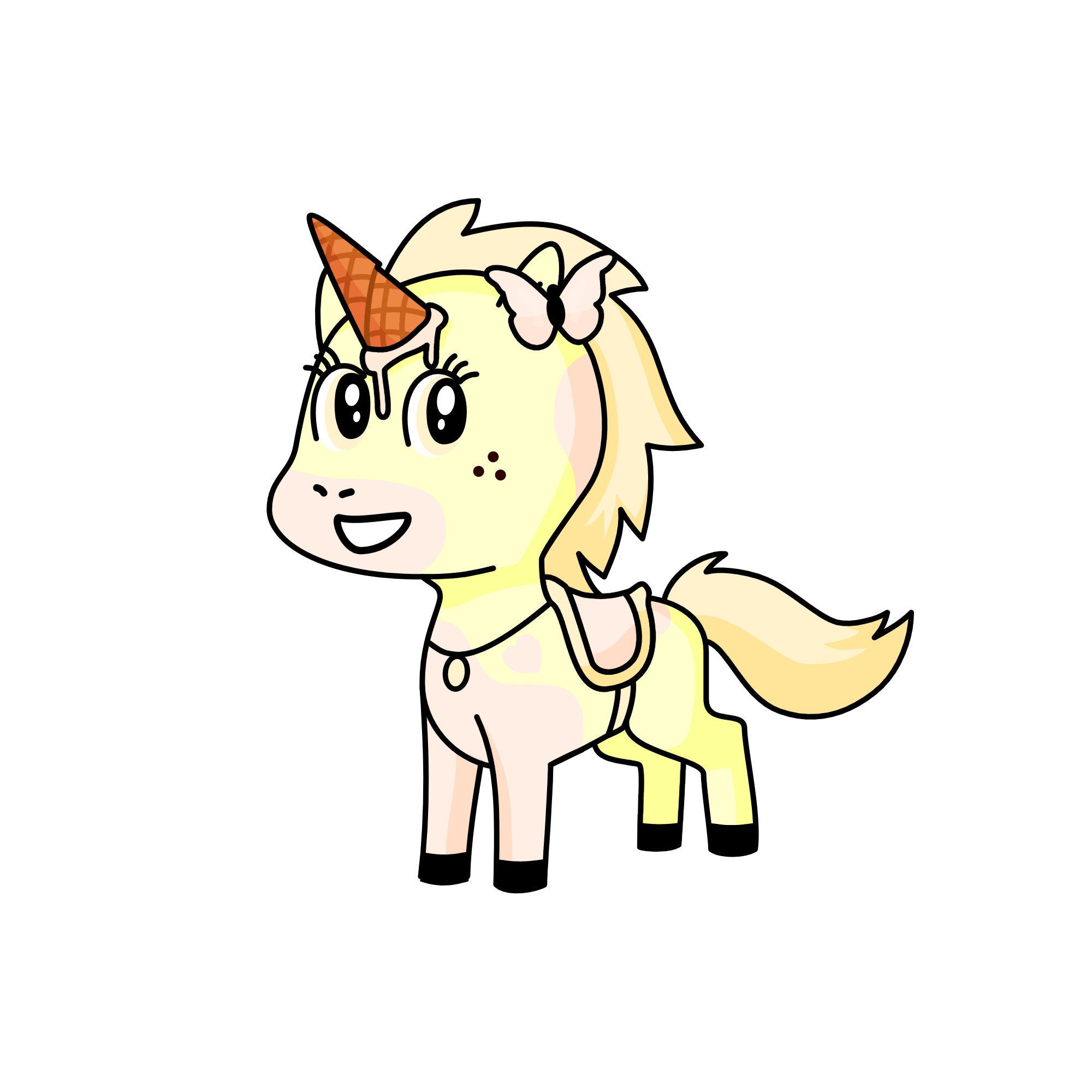 Vanilla, the unicorn