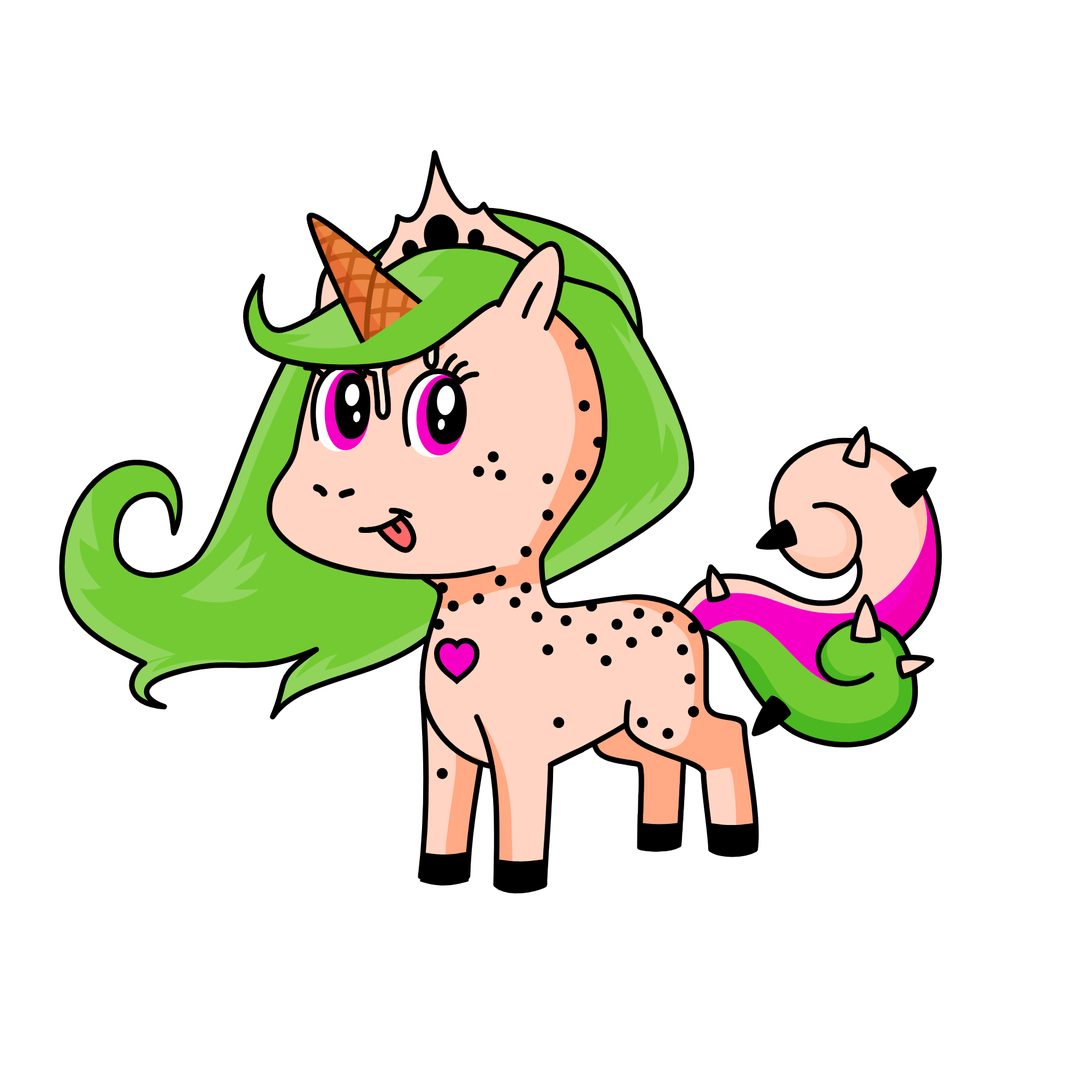 STRAWBERRY, the unicorn