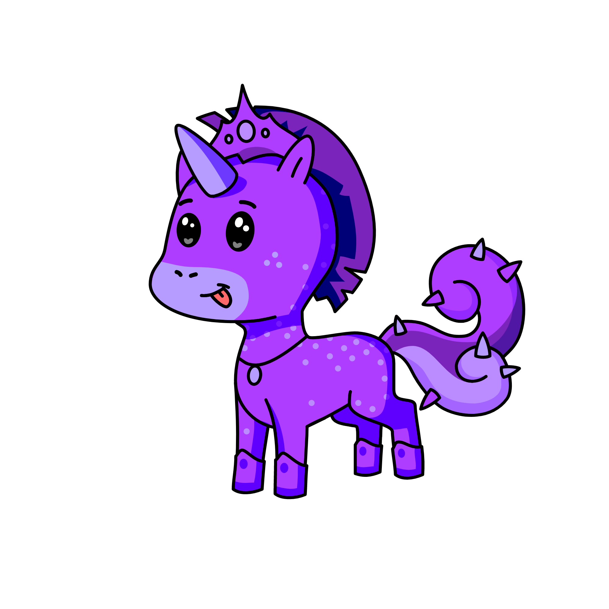 PURPLE, the unicorn