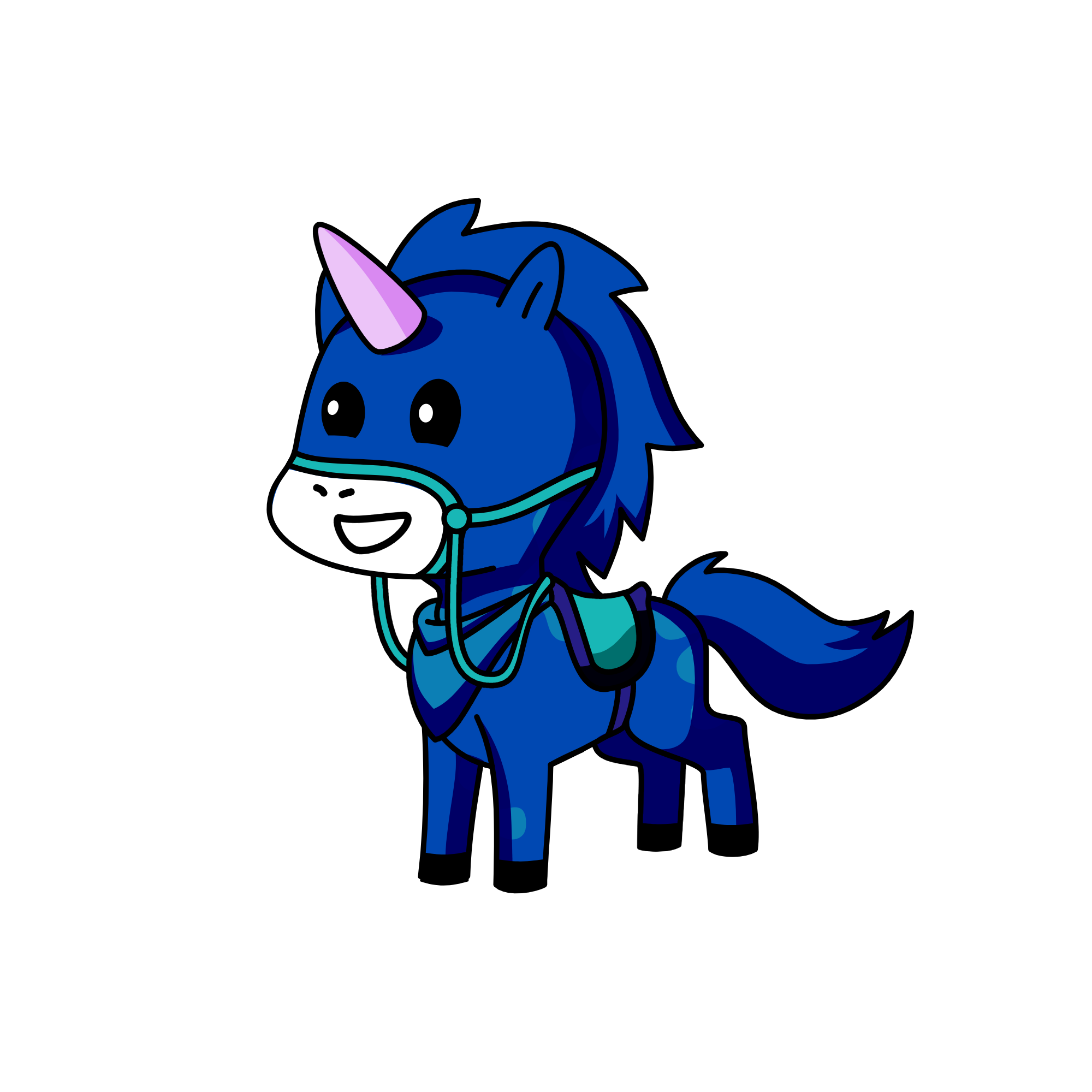 bluey, the unicorn