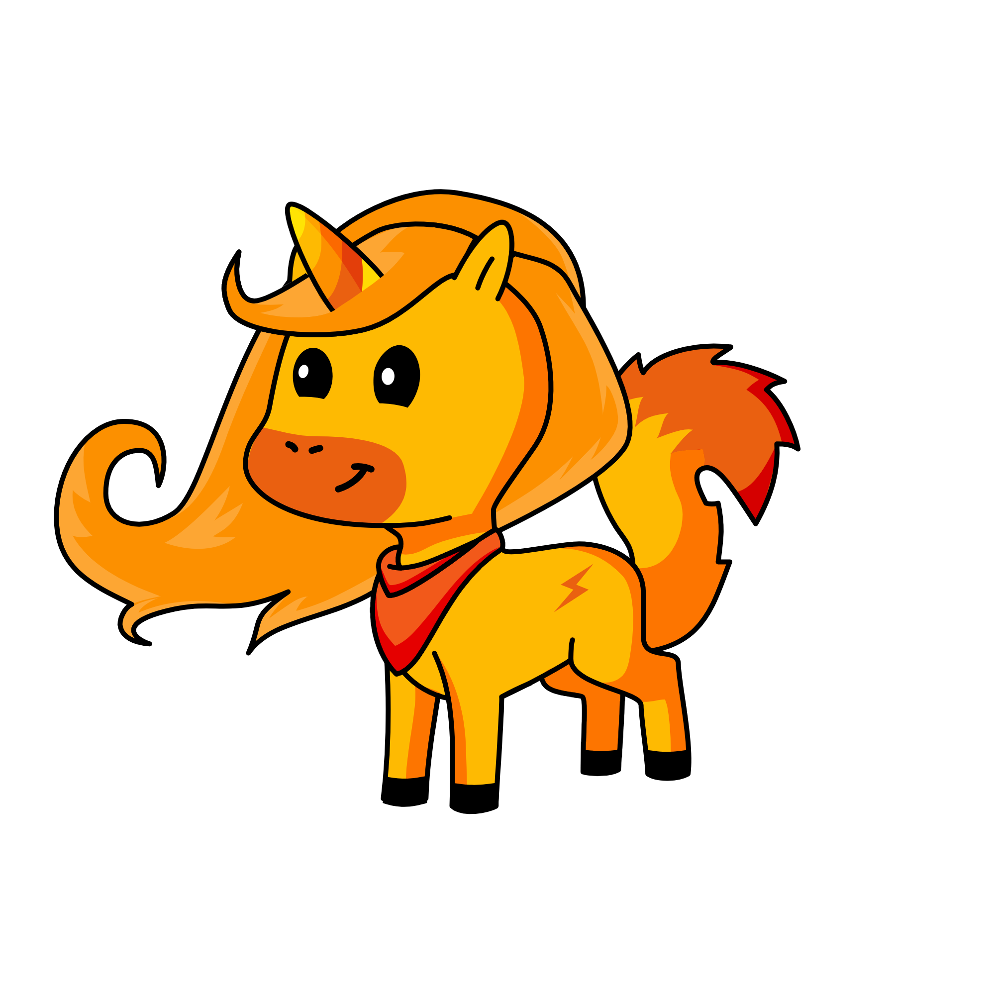 ORANGE, the unicorn