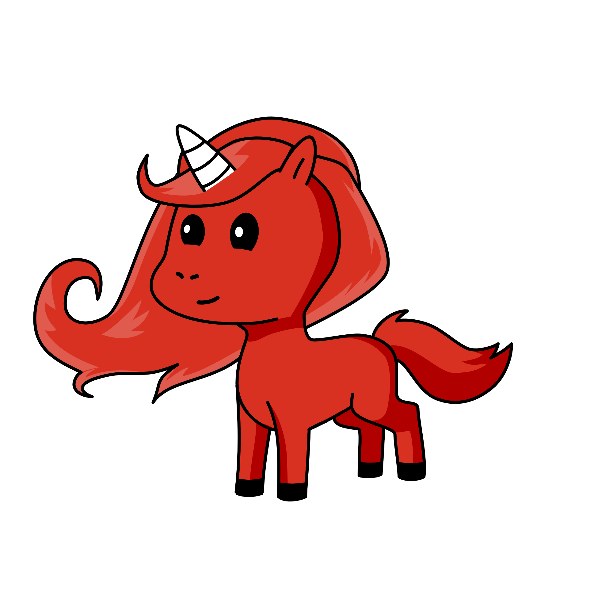 RED, the unicorn