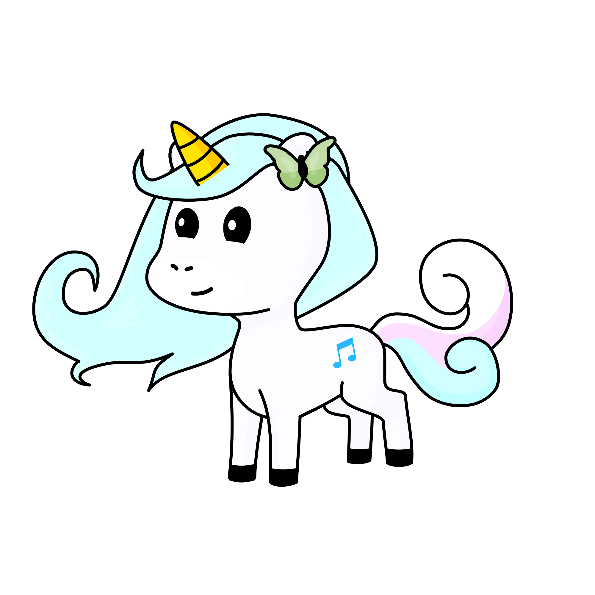 Sky, the unicorn