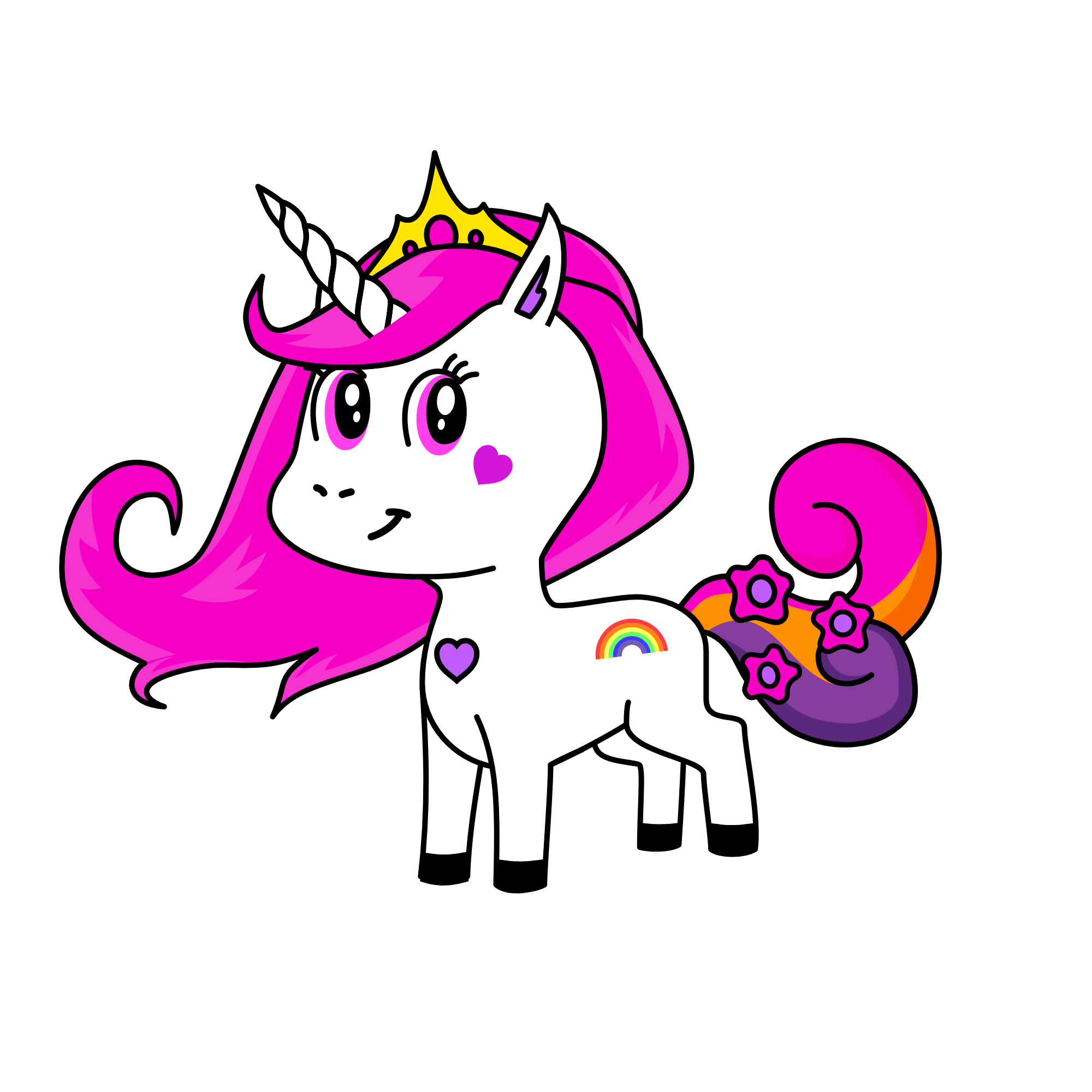 pinkcie, the unicorn
