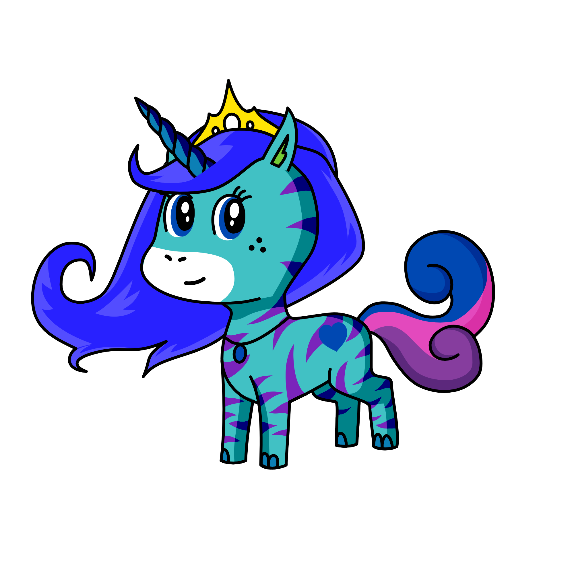 Luni, the unicorn
